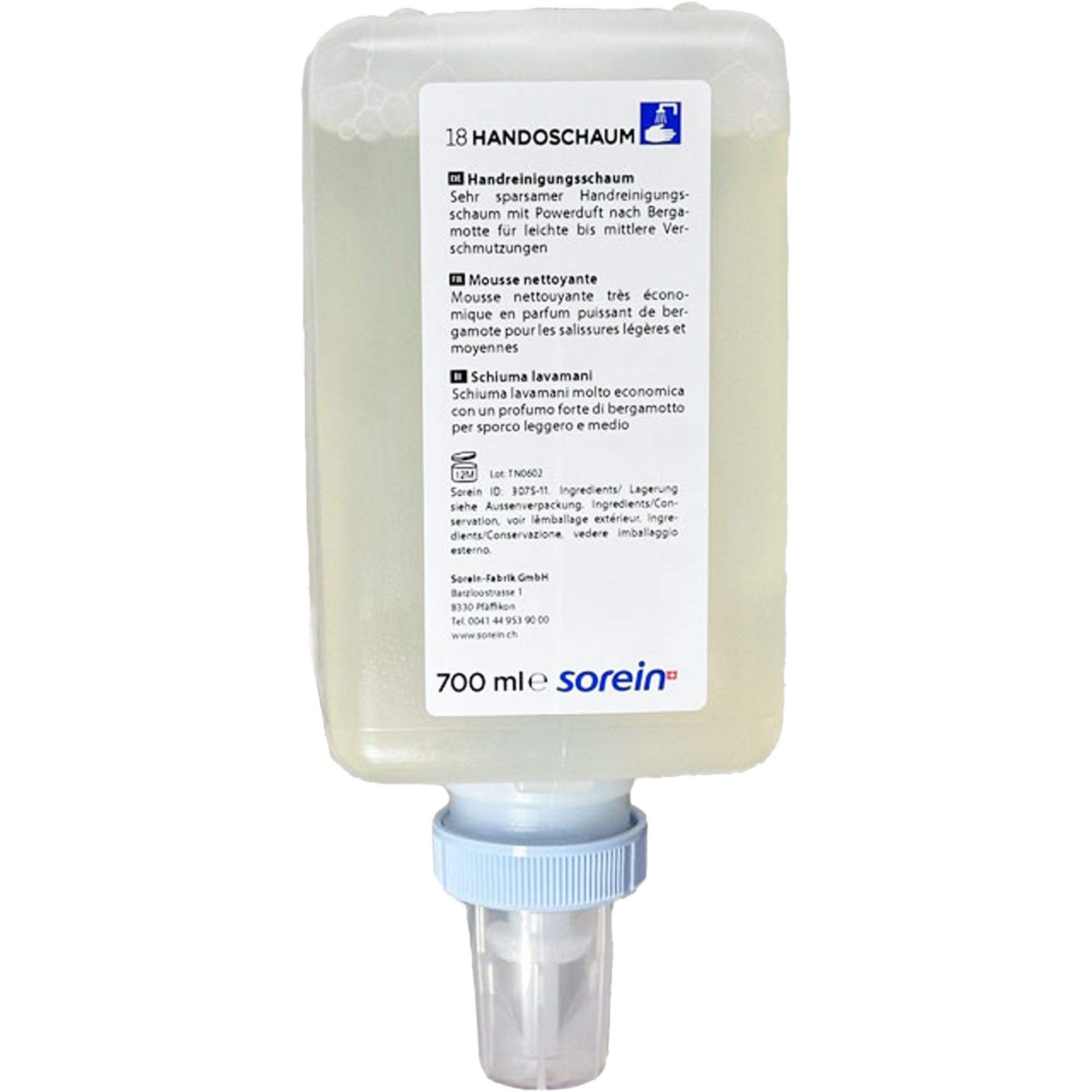 Schaumseife | 700 ml | sorein Handoschaum