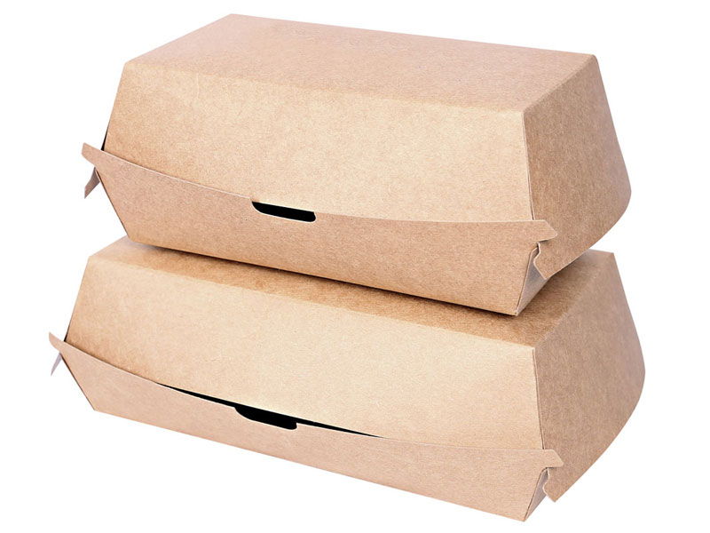 Bio Sandwich-Box "Club" Kraftpapier