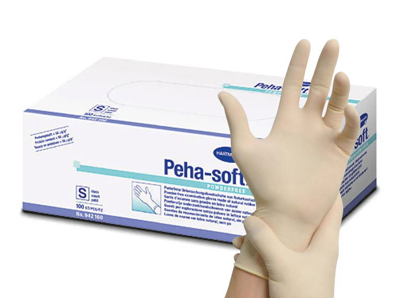 Peha-soft pf, Latexhandschuhe weiss