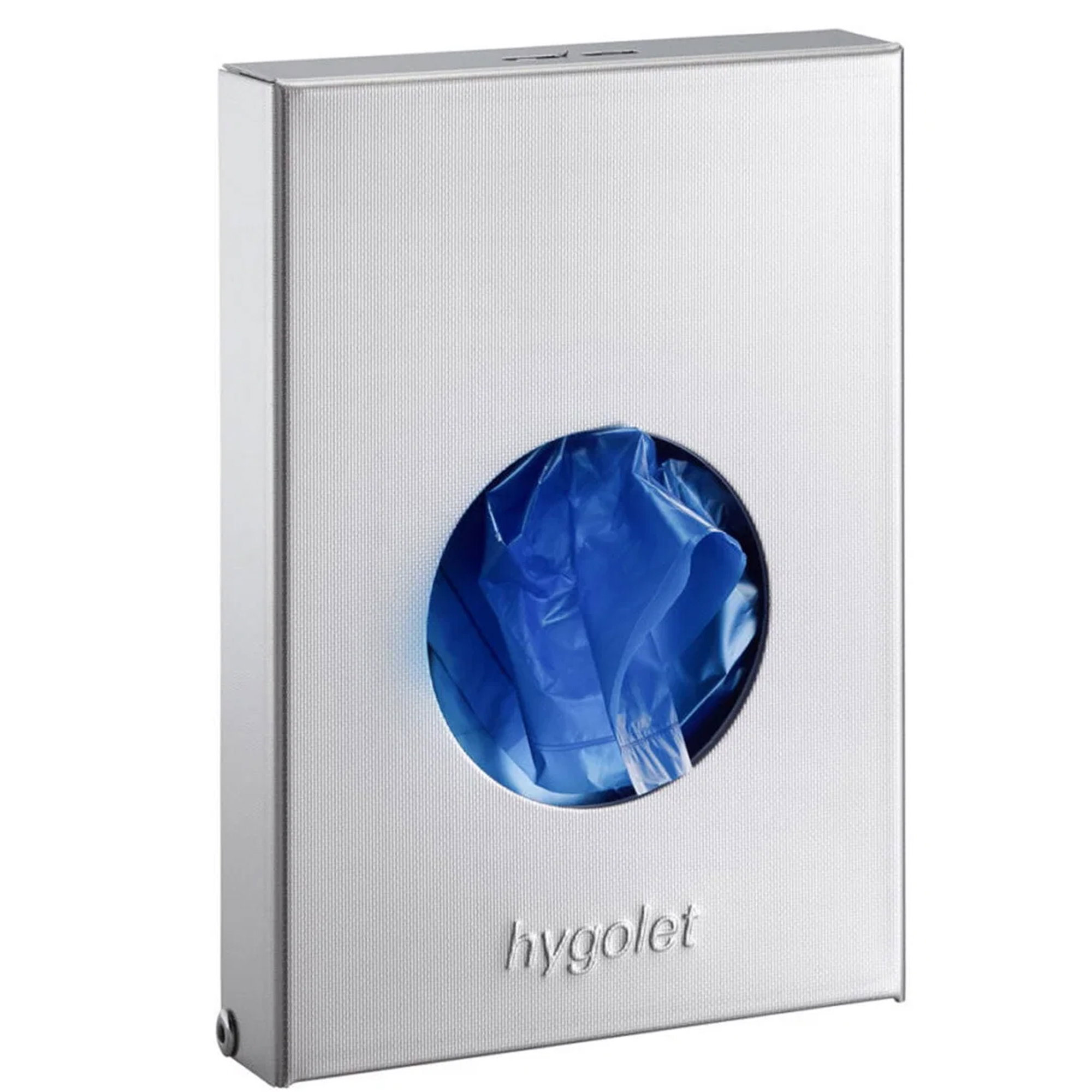 Distributore di sacchetti igienici | Acciaio inossidabile | hygolet Hygobag Steelline