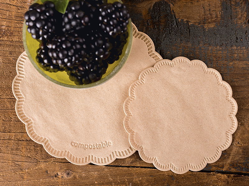 Mank Tissue Tassendeckchen gewellt