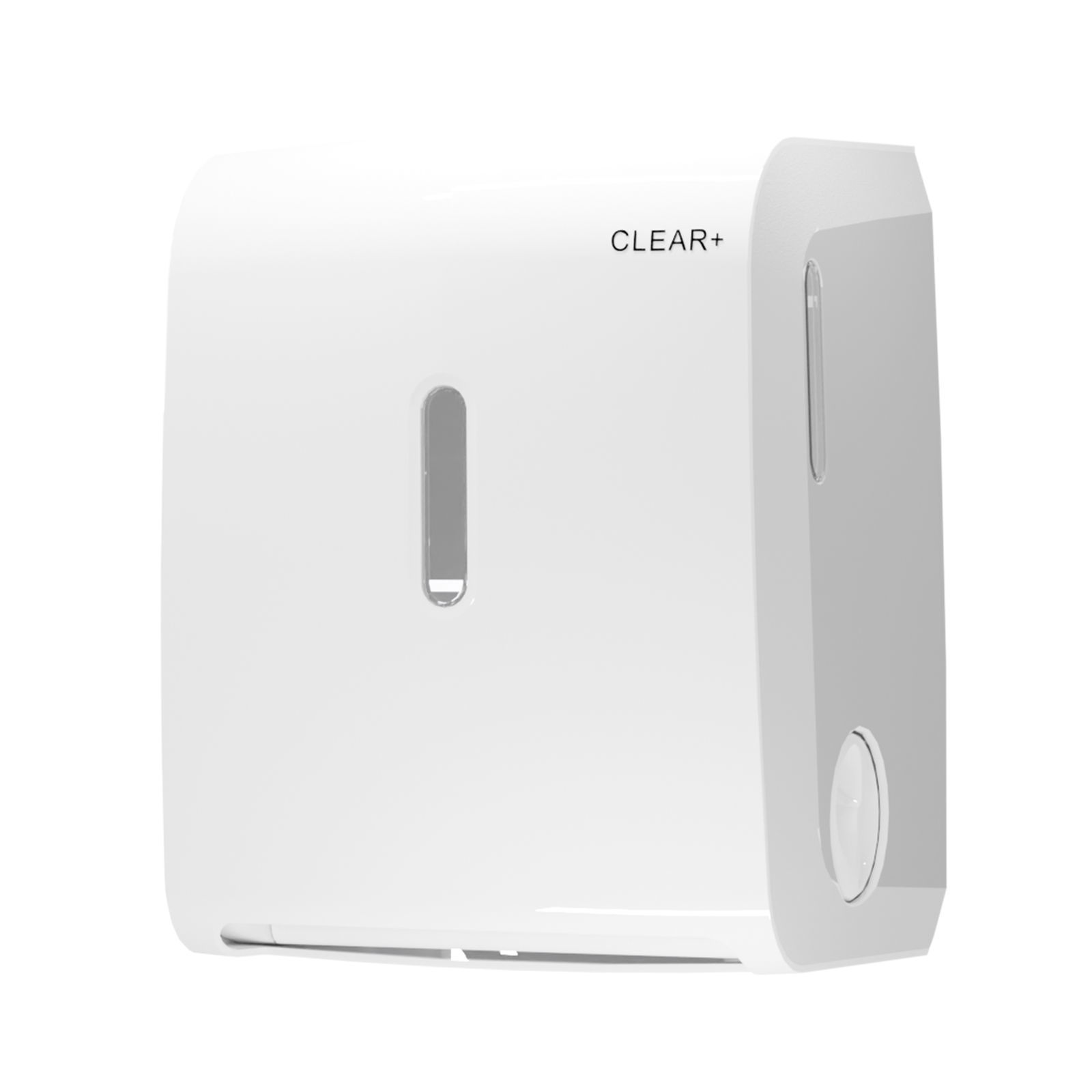 Clear+ 1701517 Handtuchrollenspender weiß