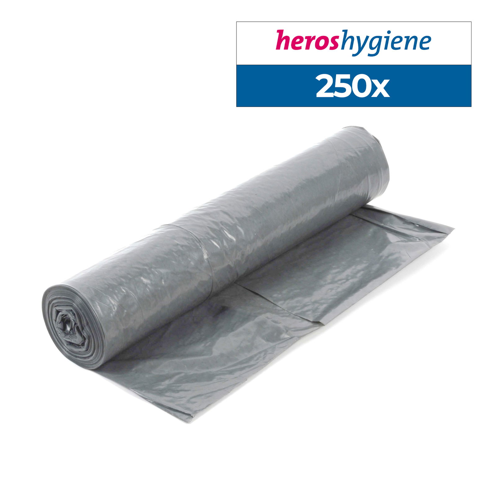 Funny AG-269 Müllbeutel LDPE-Regenerat grau 70l 250 Stück