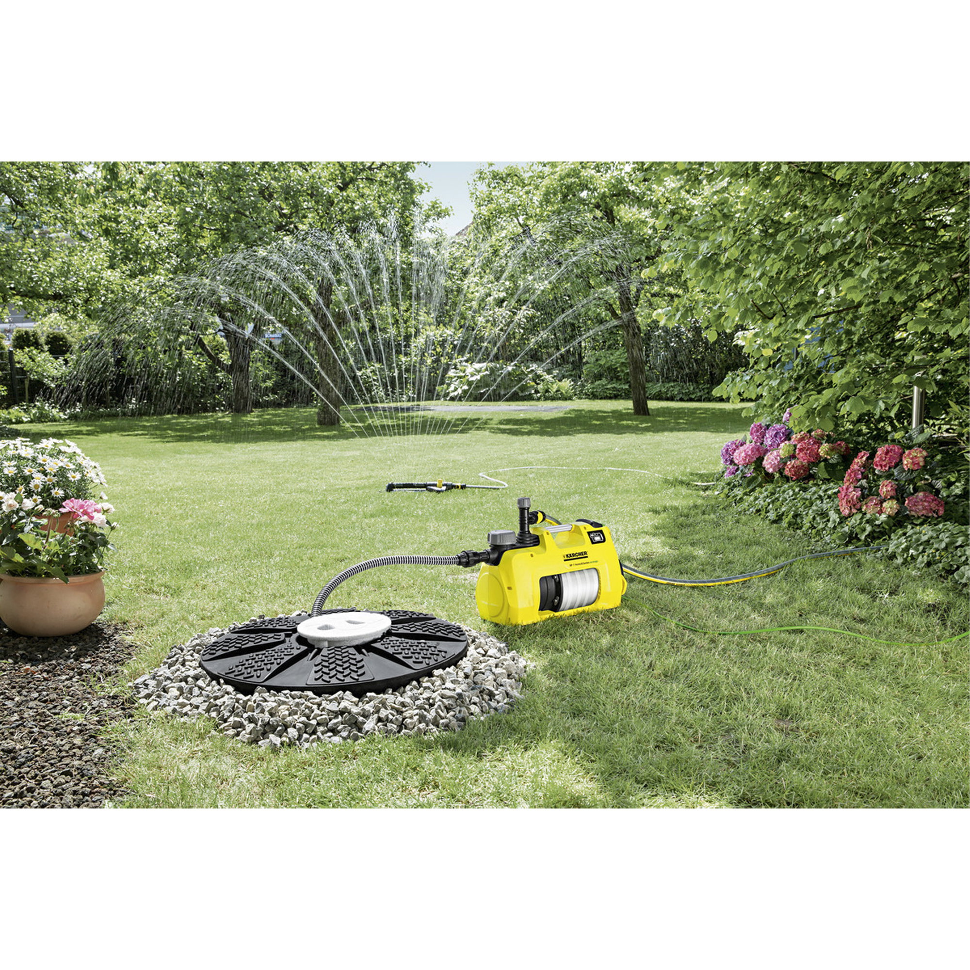 Sprinkler, Gartenbewässerung, Rasen, Wasserpumpe, Sprühkopf