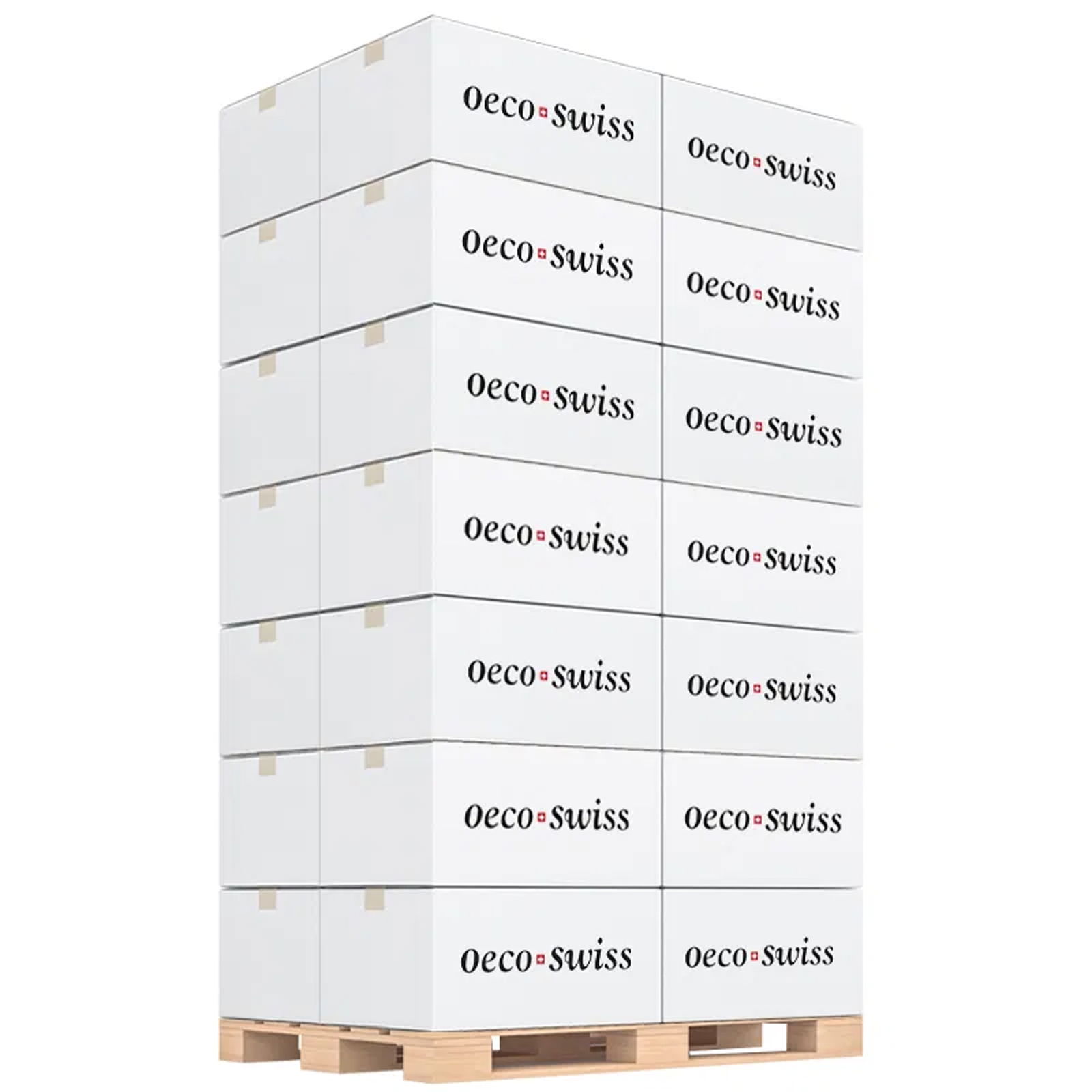 Palette essuie-mains en papier Oeco Swiss Plus recyclé pliage C 2 plis