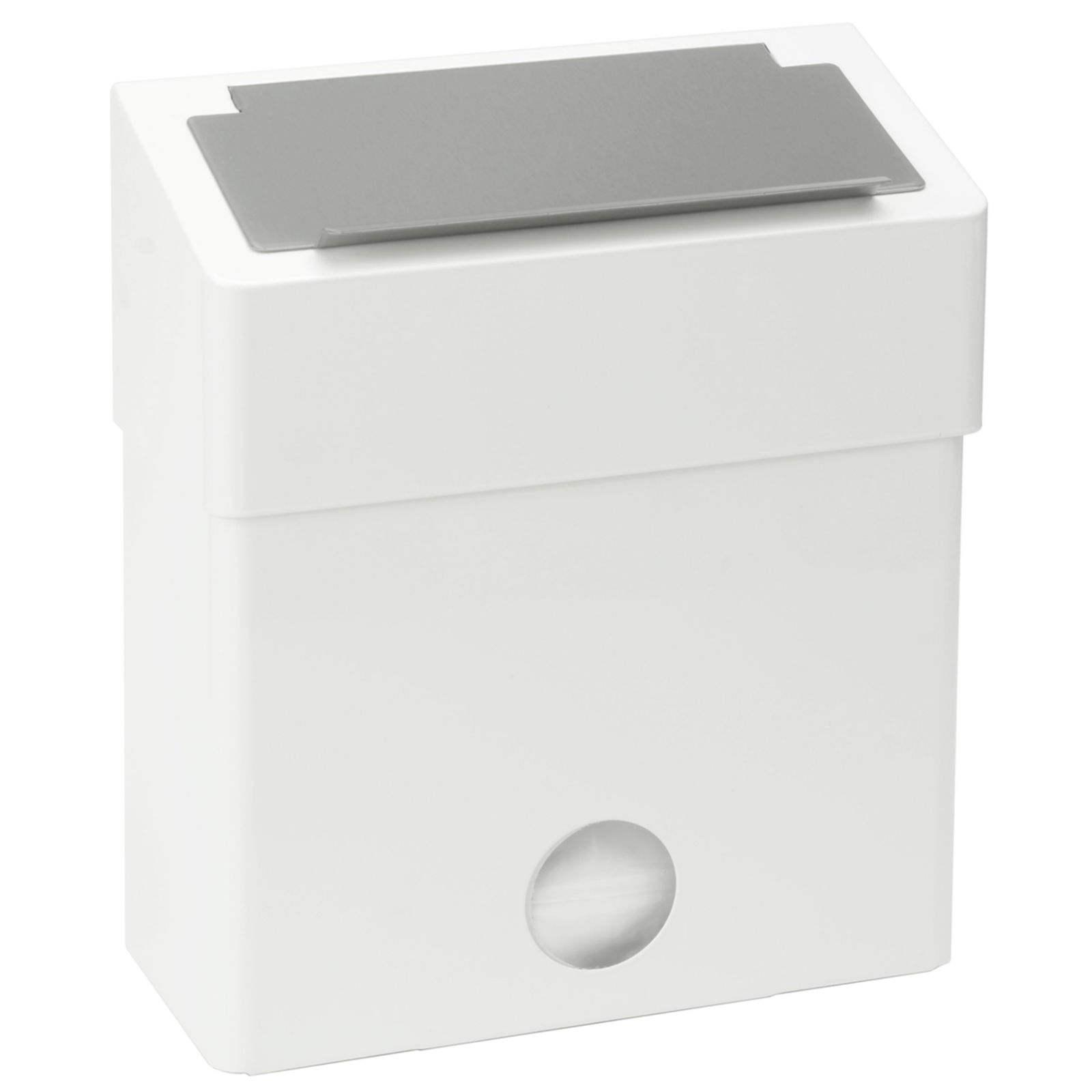 Cestino igienico bianco con dispenser di sacchetti igienici 6 litri HBU 6 P IW