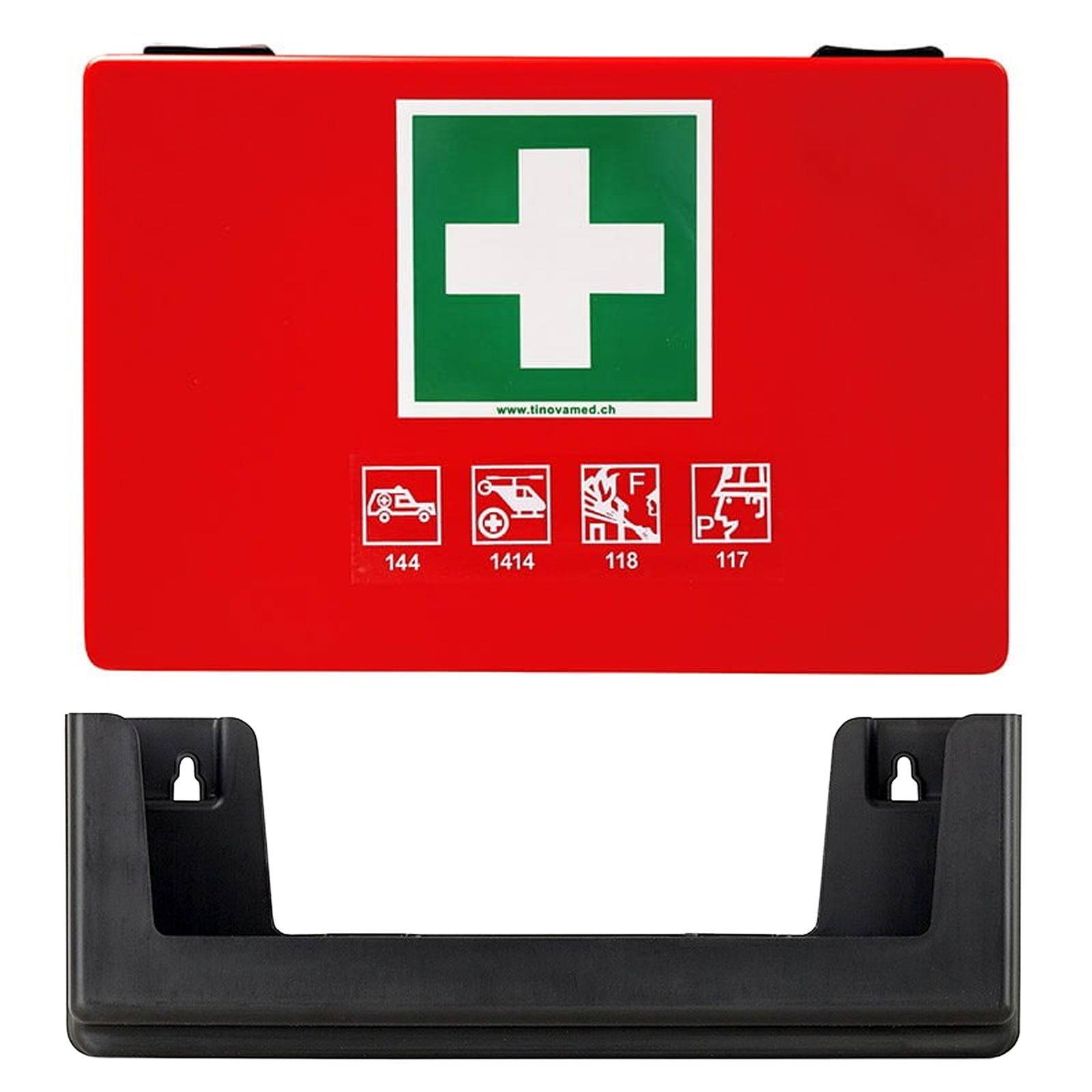 Erste Hilfe Koffer mit Wandhalterung