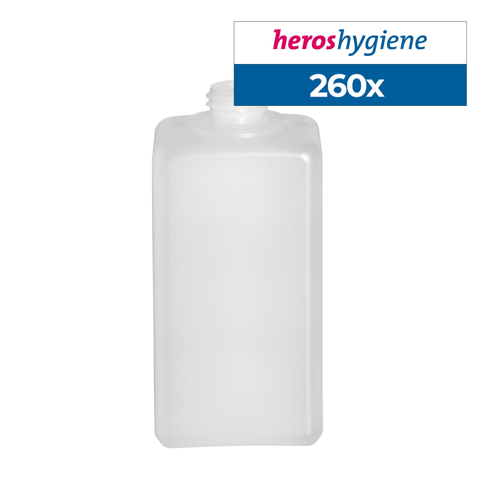 Ophardt 109100P Euroflasche 500ml HDPE 28mm Flaschenhals