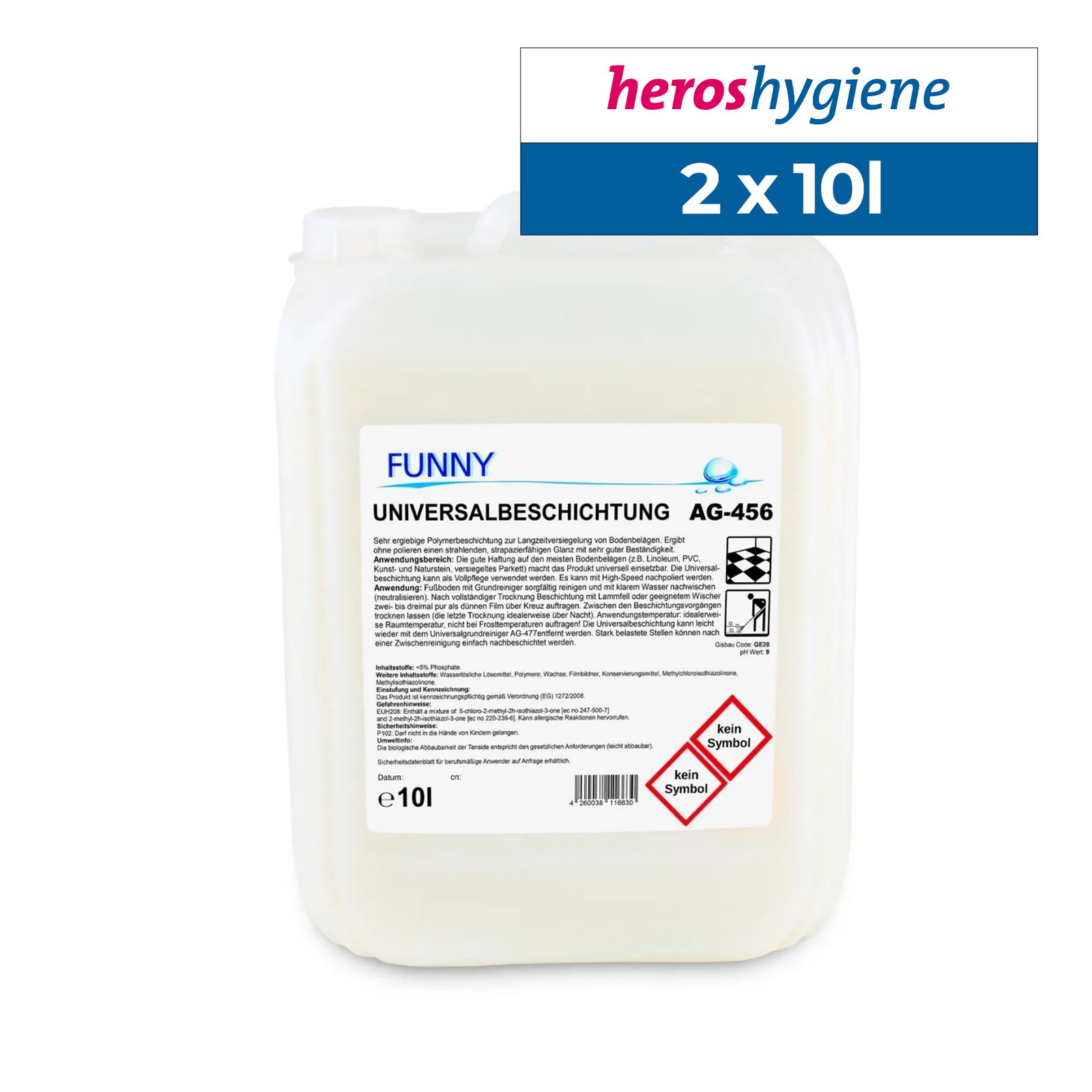 Funny AG-456 Universalbeschichtung zur Langzeitversiegelung Kanister 2 x 10 Liter