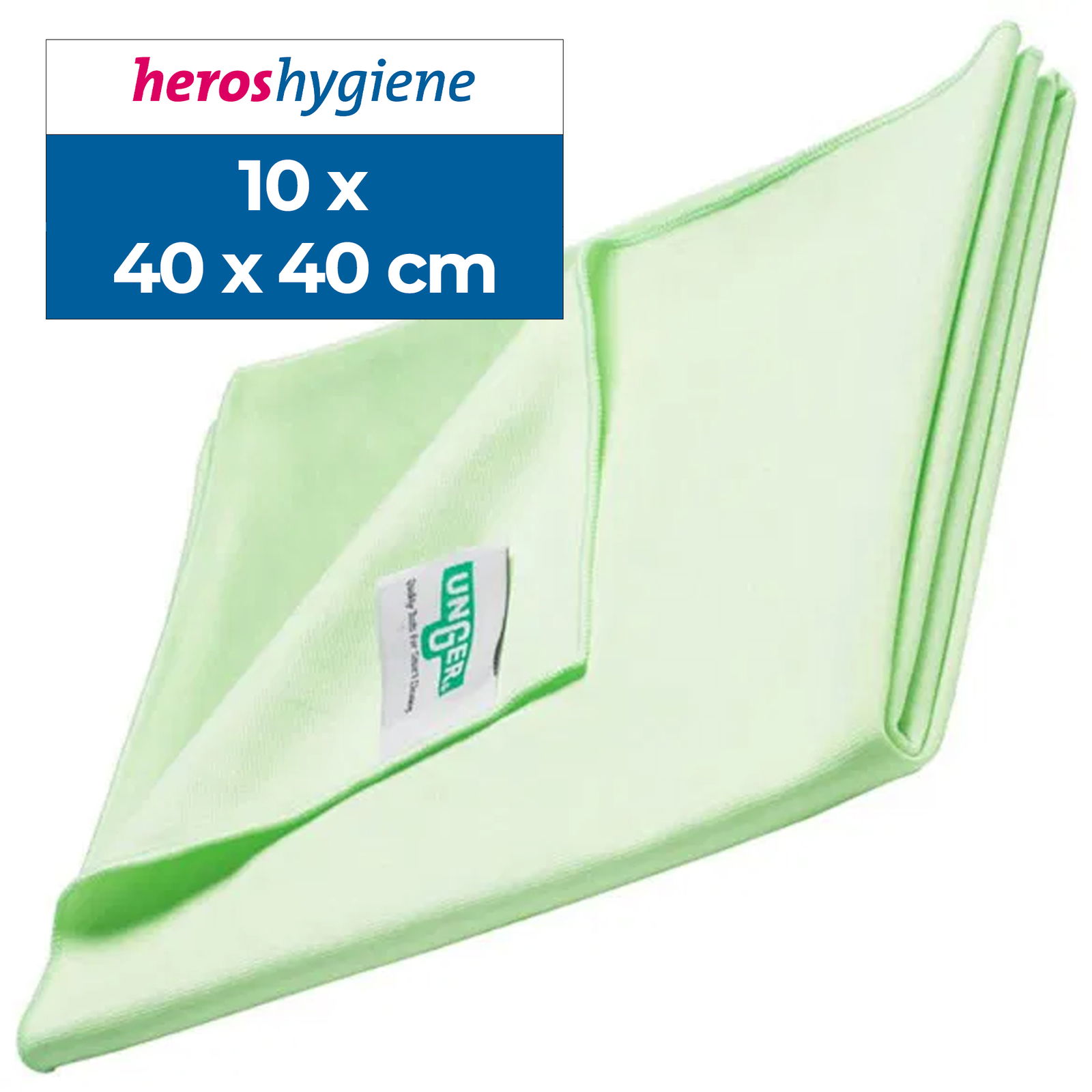 Microfiber cloths Unger MicroWipe MF40L 10 pieces