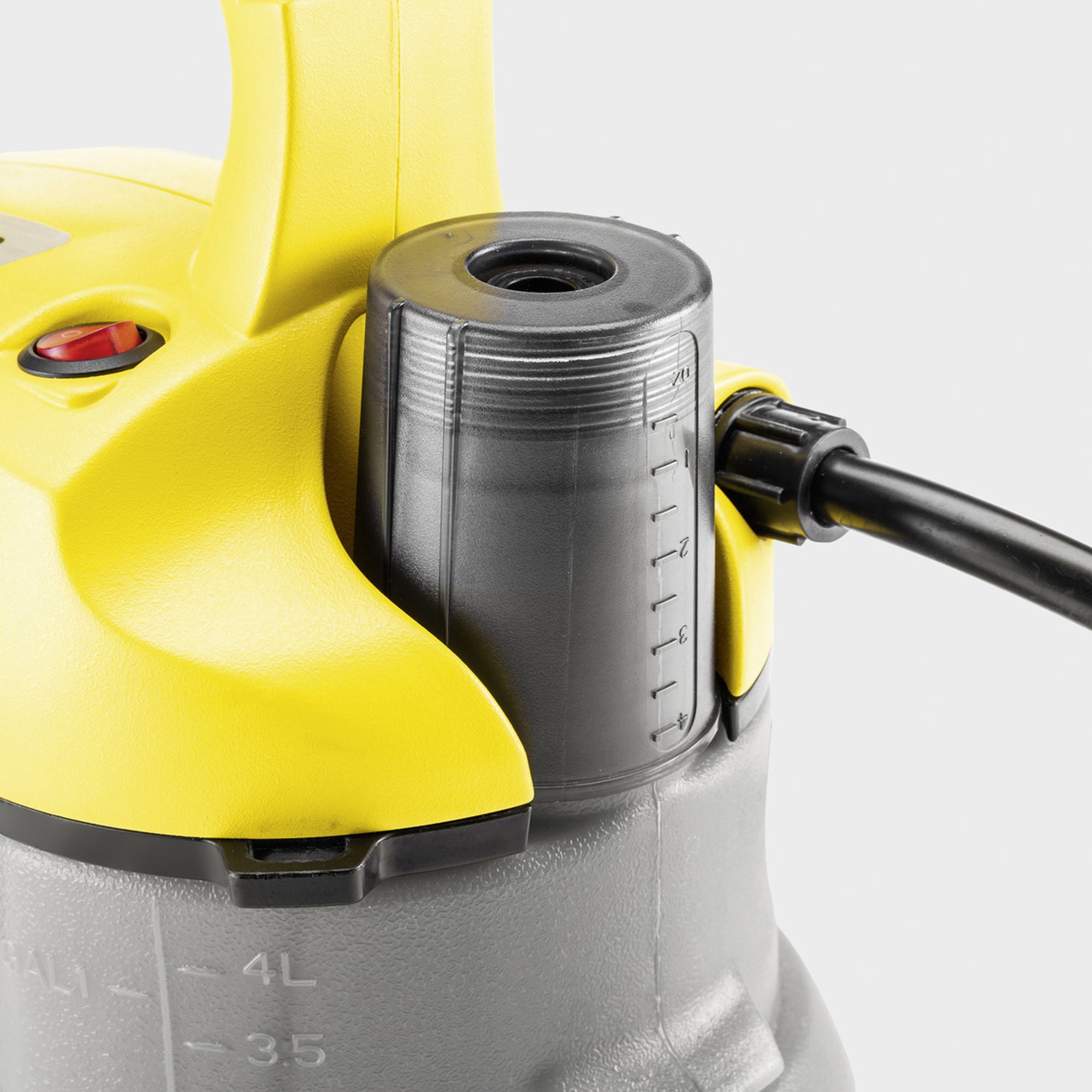 Sprayer, Pumpenkopf, Druckbehälter, Griff, Auslauf
