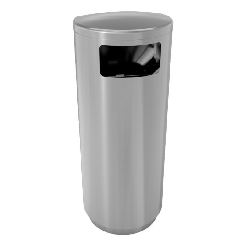 HELVETIAbin waste garbage can stainless steel 45l free-standing