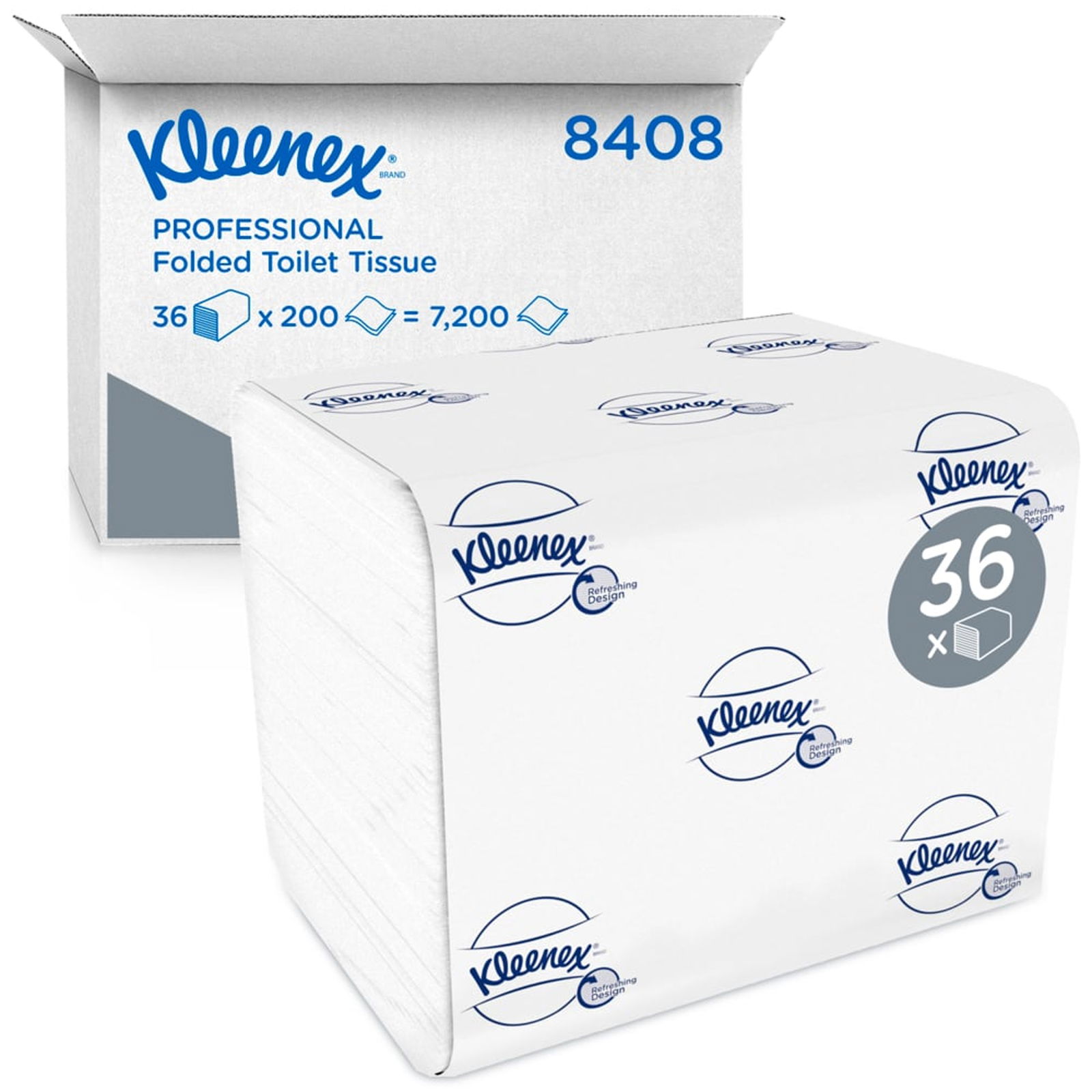 Kleenex Professional 8408 carta igienica a fogli singoli 200 strappi