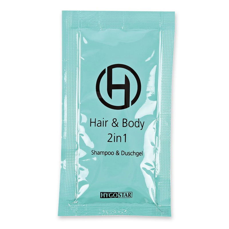 Hotel shampoo and shower gel 2 in 1