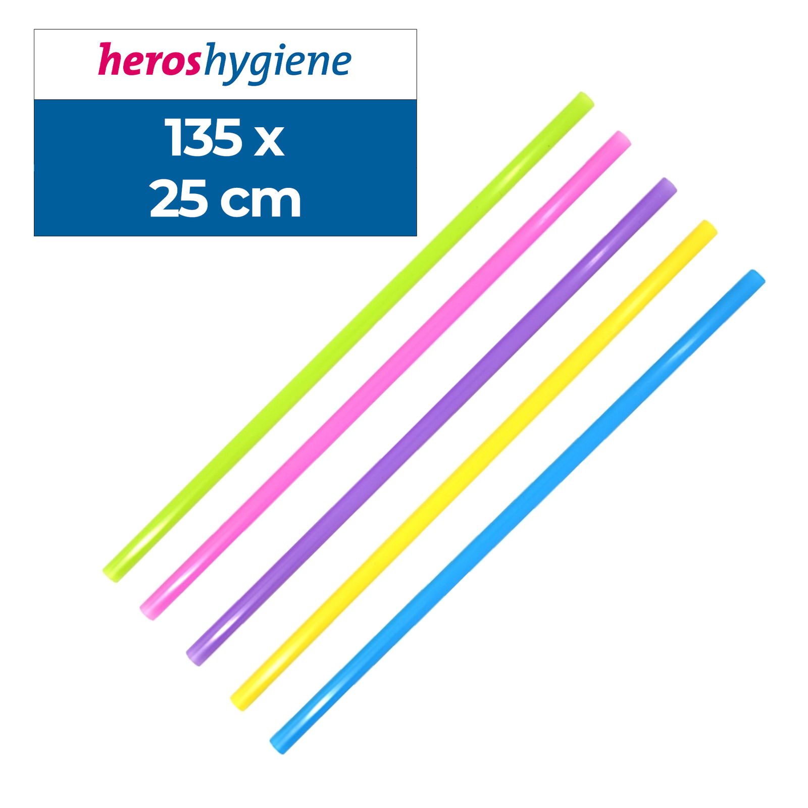 Cannucce in plastica, assortite nei colori