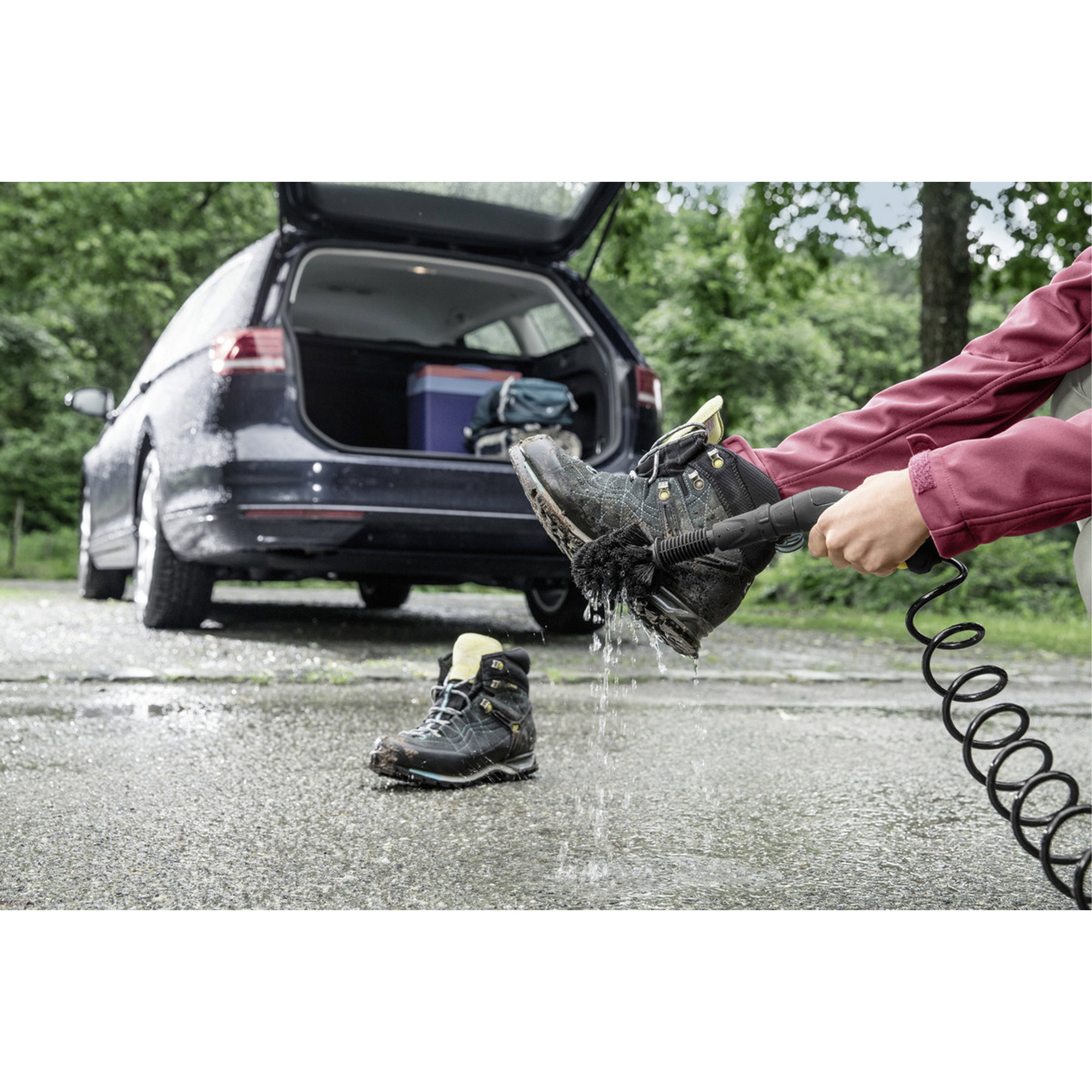 Schuhe, Reinigung, Waschen, Wasser, Outdoor