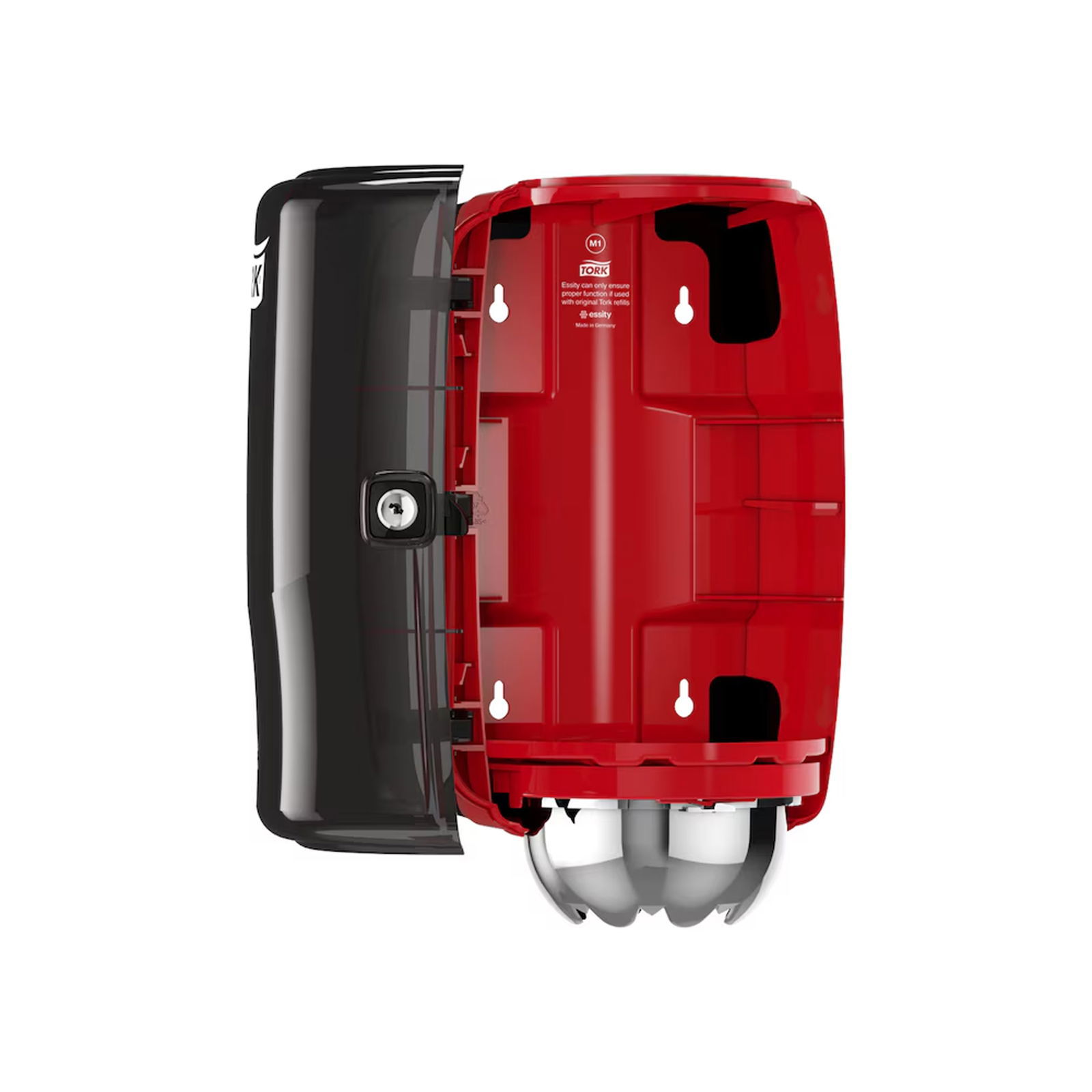 Tork Mini 658008 Spender Innenabrollung M1 schwarz offen