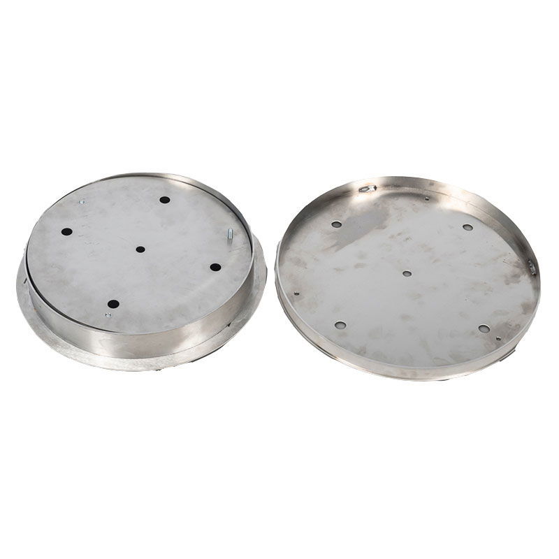 Inclined base for free-standing waste garbage cans