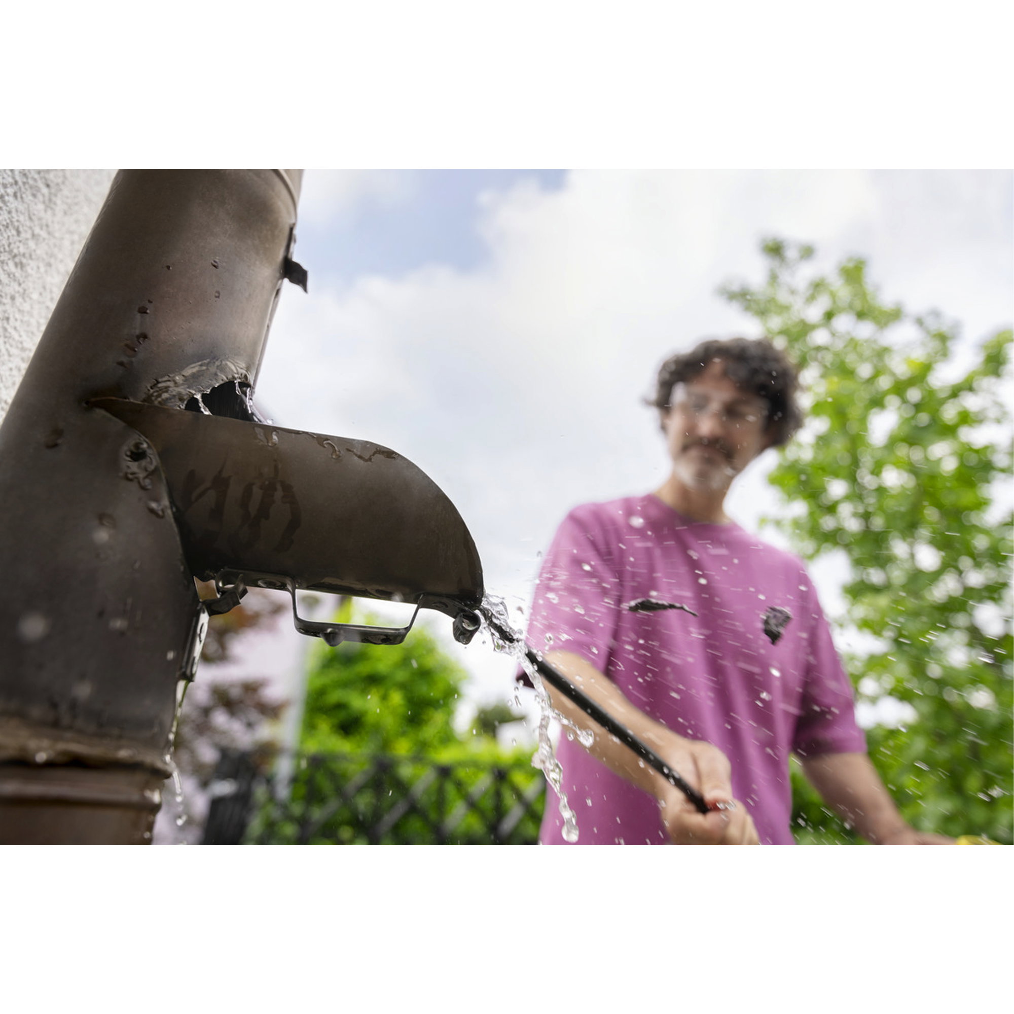 Grill, Gasgrill, Außenküche, Wasserhahn, Spitze