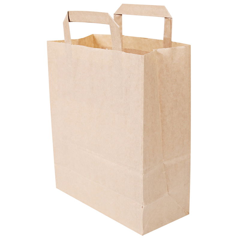 Kraft paper carrier bags 28x22 cm