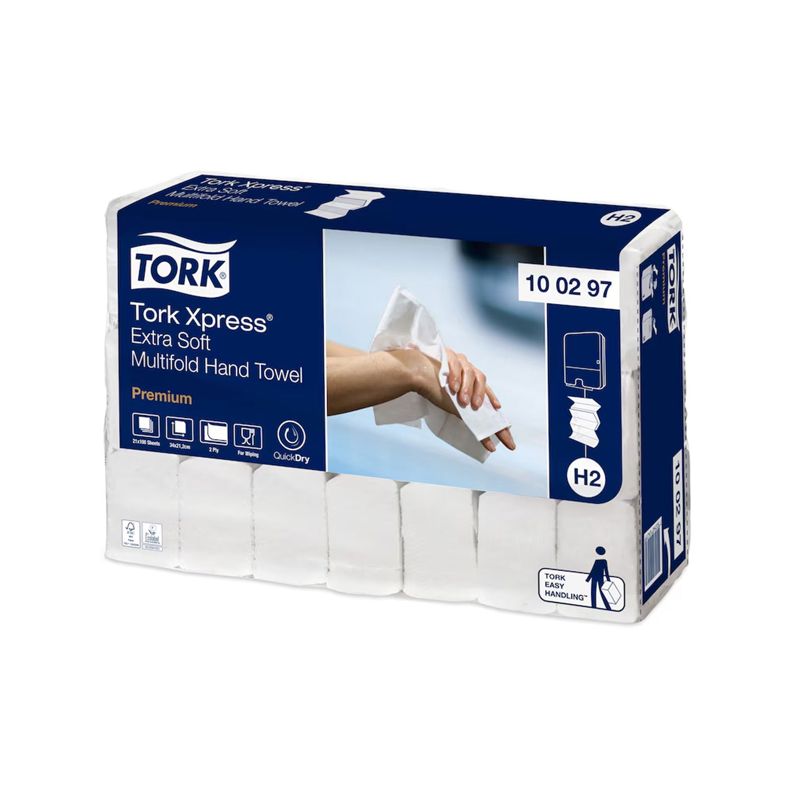 Tork 100297 Xpress Multifold Papierhandtücher extra soft H2