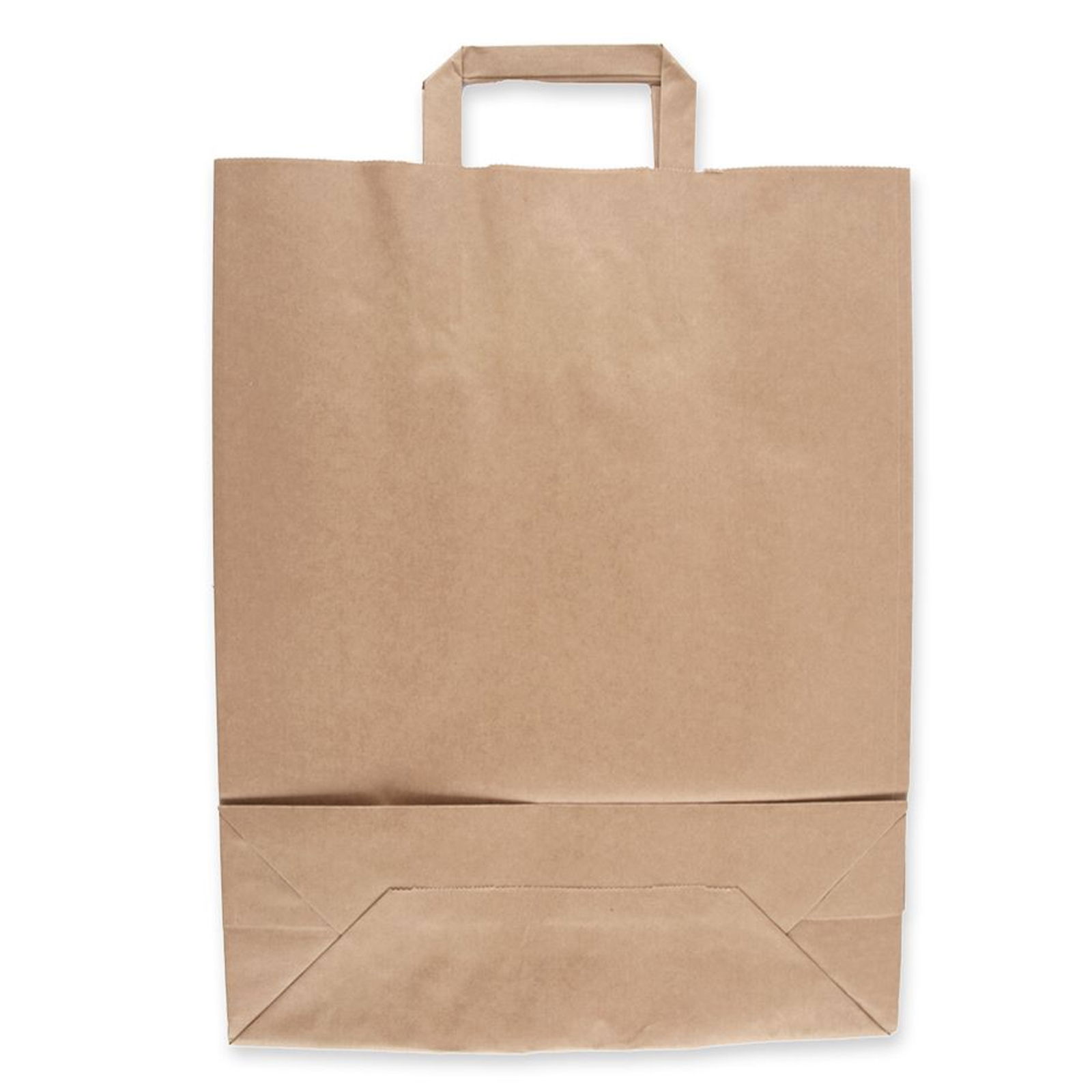 Papiertragetasche Recycling Kraftpapier 40x32cm