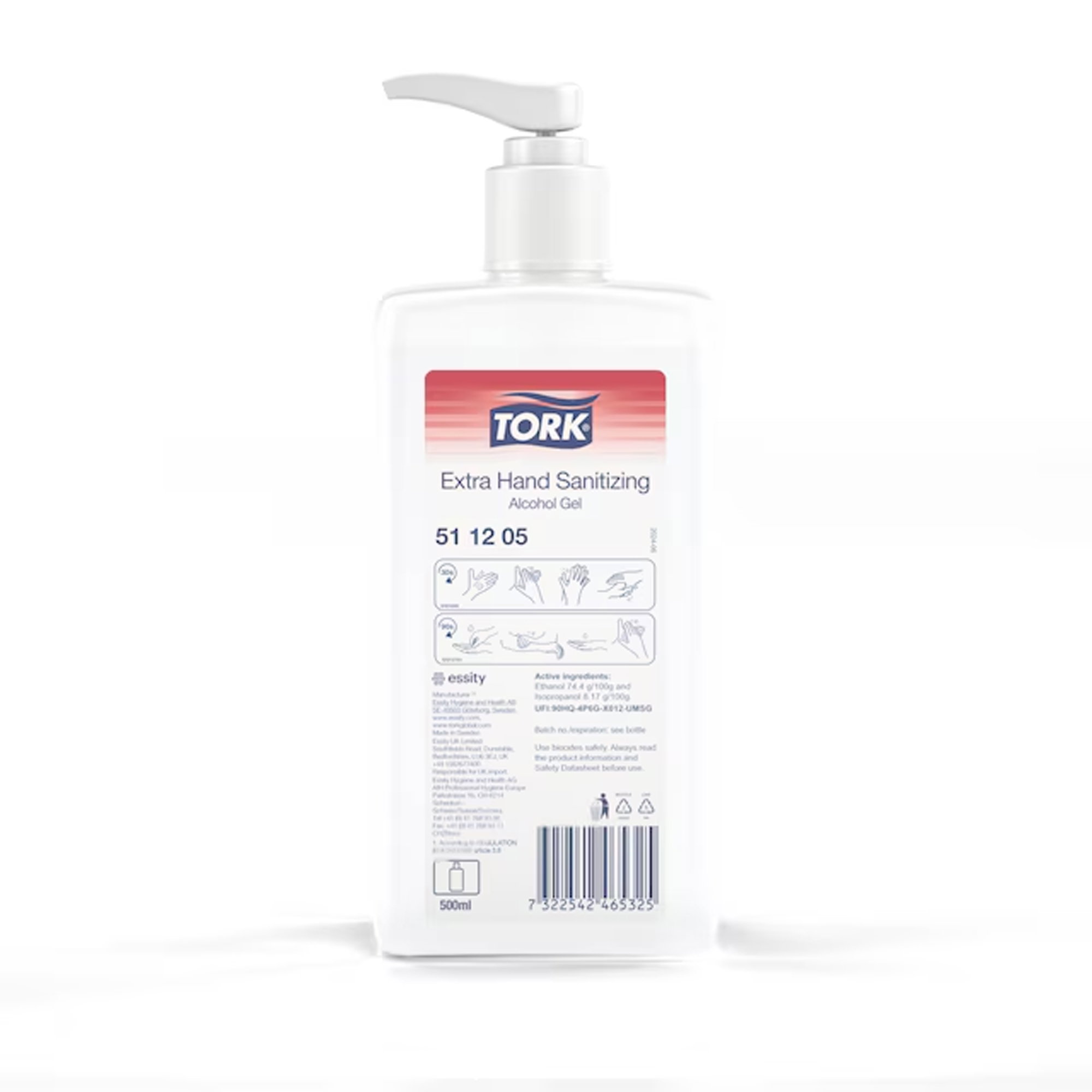 Händedesinfektionsgel | 500 ml | Tork 511205
