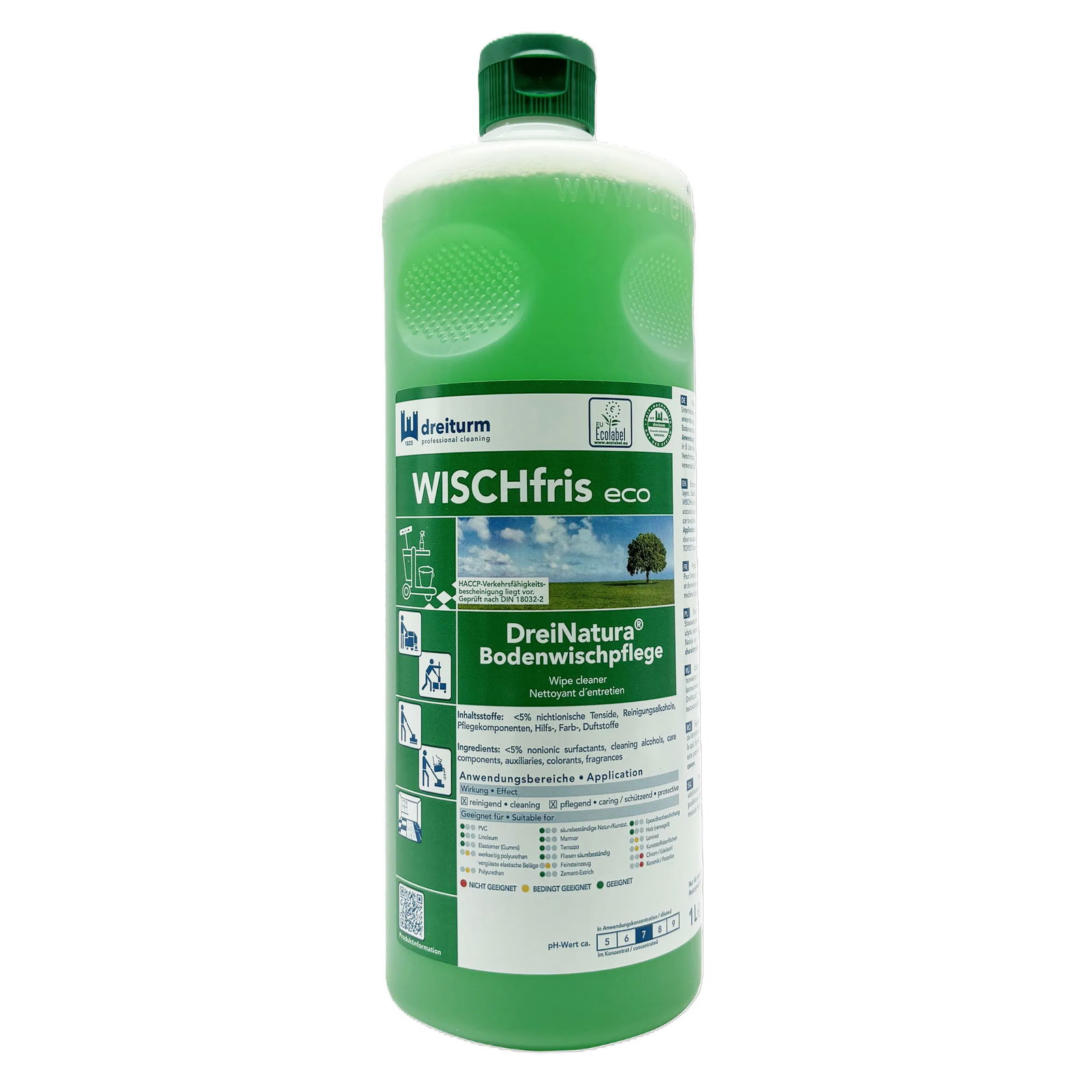 dreiturm WISCHfris eco DreiNatura Bodenwischpflege 1l