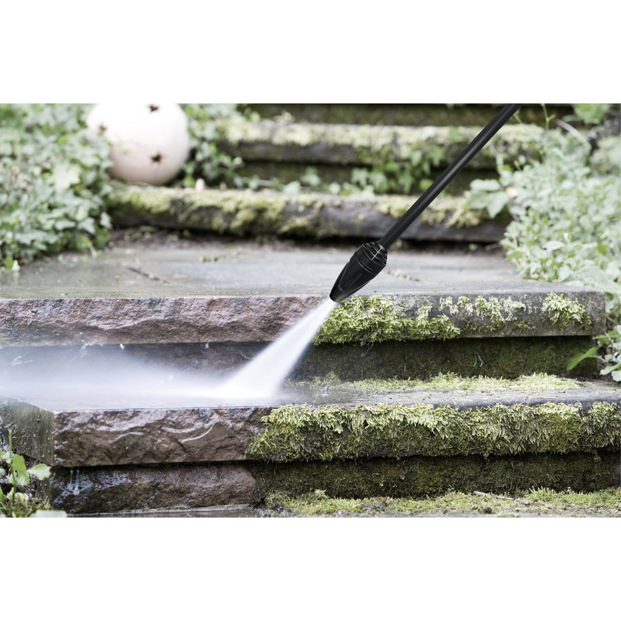 Druckreiniger, Schlauchdüse, Außenreinigung, Wasserschlauchstrahl, Gartenstufen