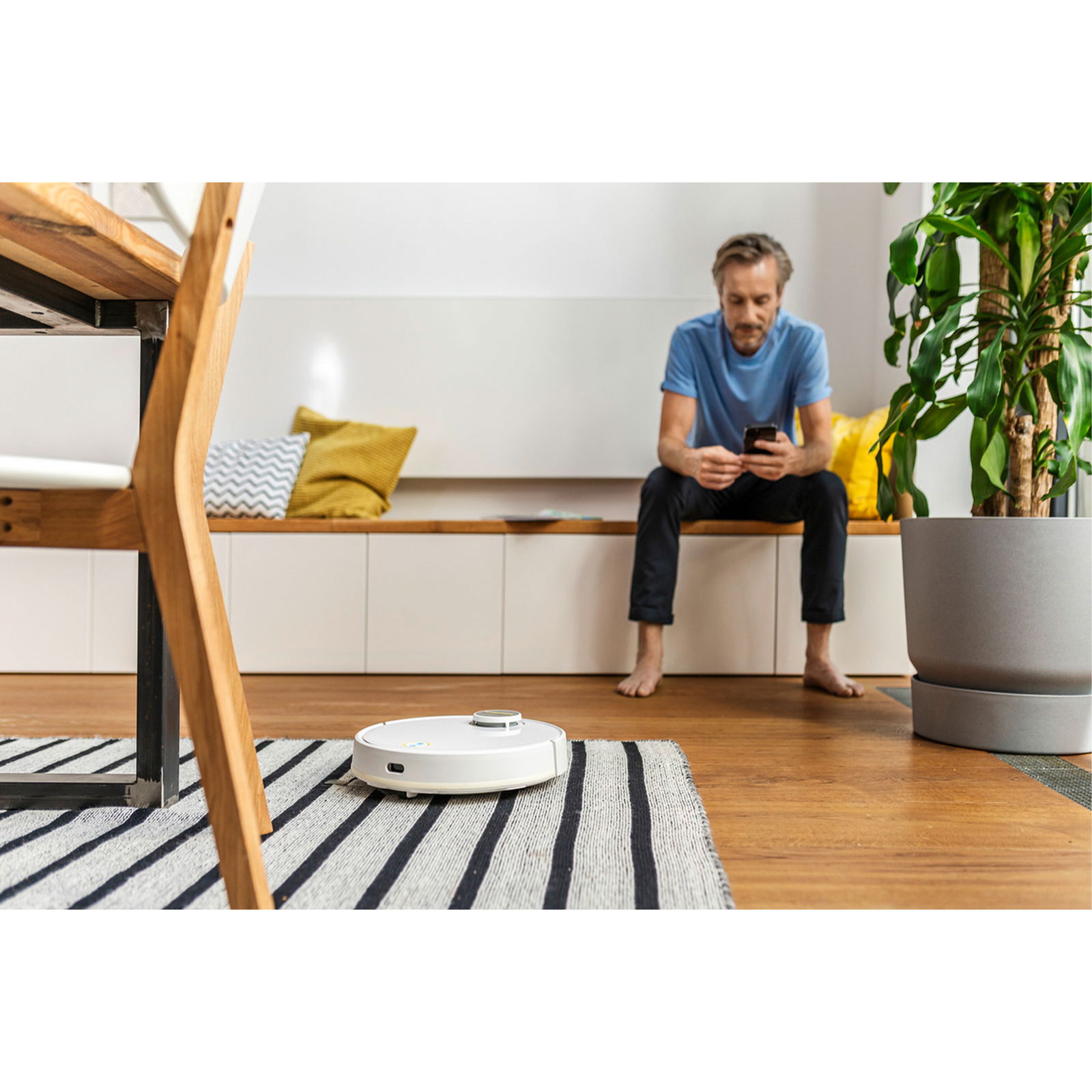 Robot aspirateur avec fonction lavage Kärcher RCV 3