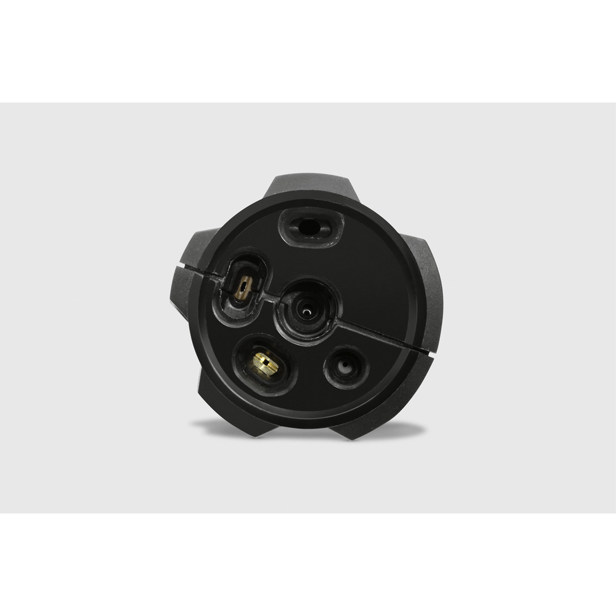 adapter, circular, elektrischer anschluss, drei-anschlusstyp, schwarz