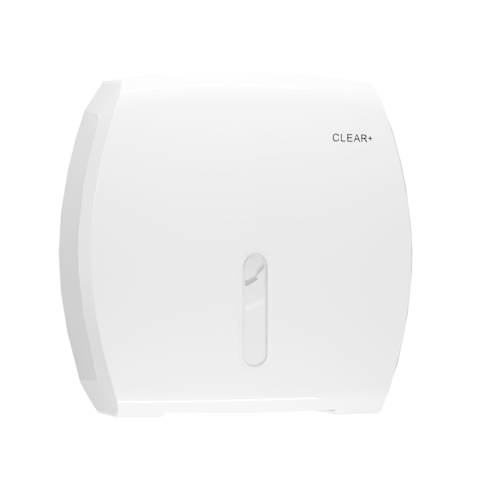 1701512 Clear+ Jumbo Toilettenpapierspender weiß