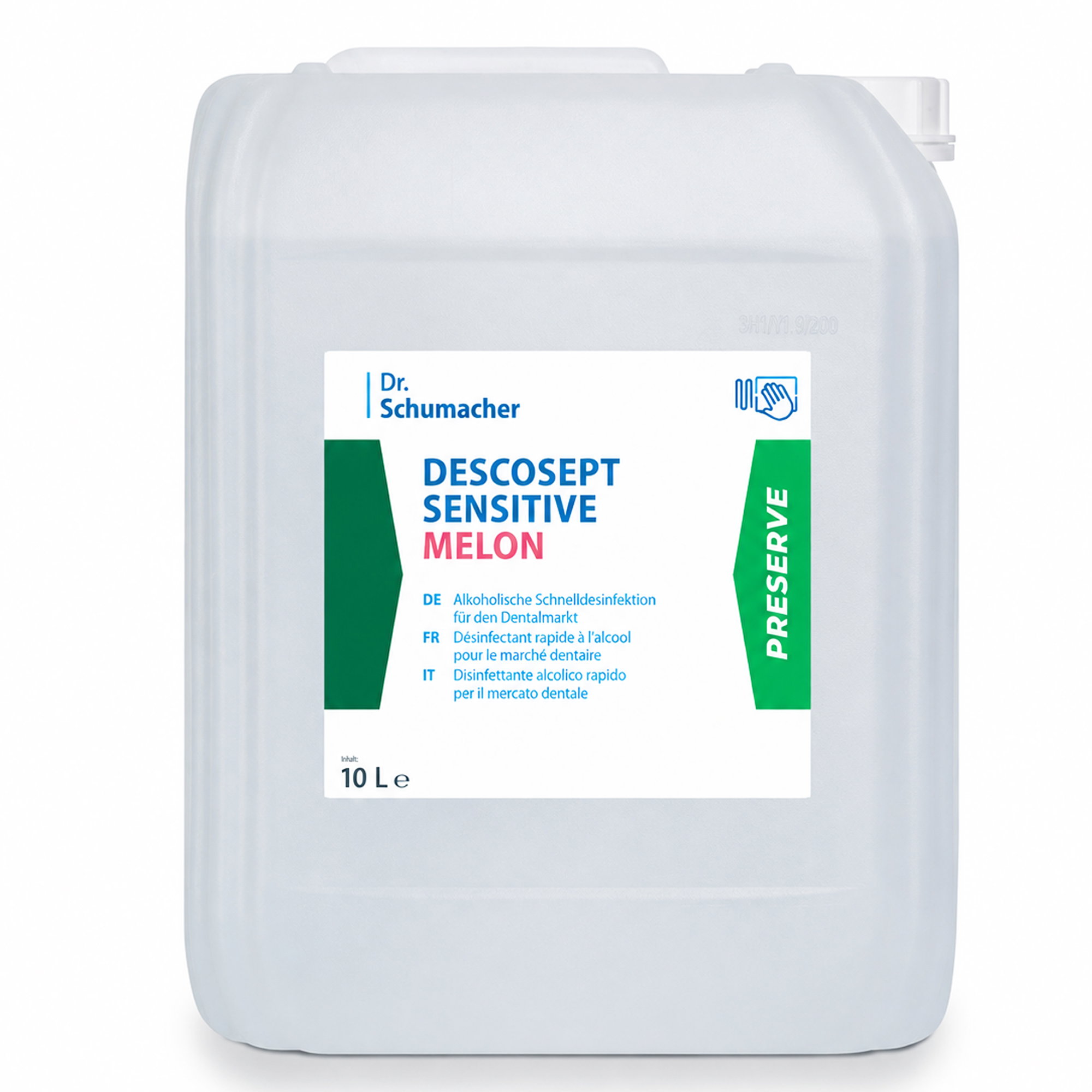 Désinfectant pour surfaces | Dr. Schumacher Descosept Sensitive Melon