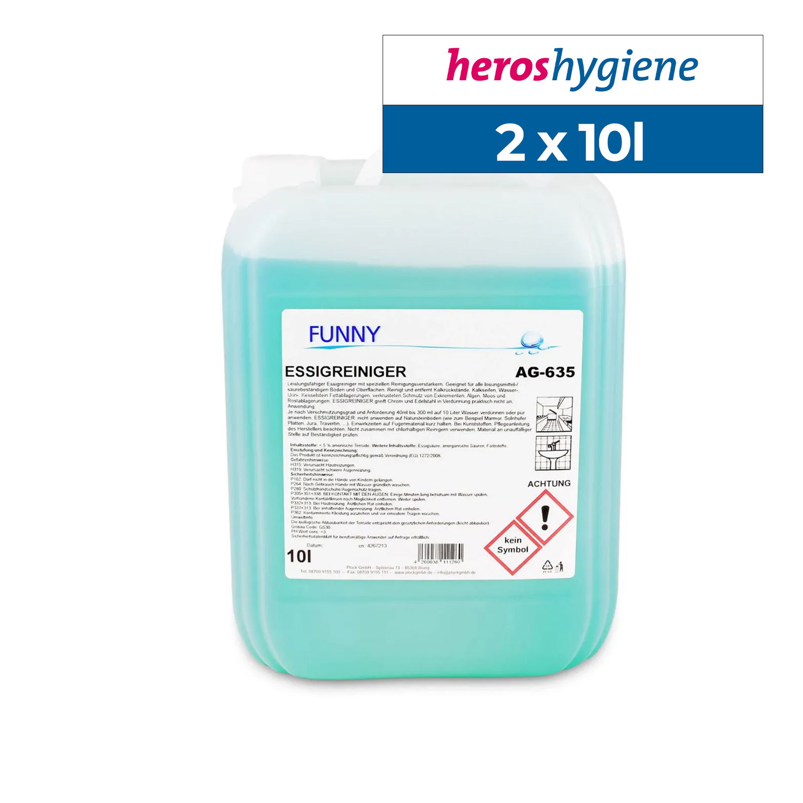 Funny AG-636 Essigreiniger 10 Liter Kanister