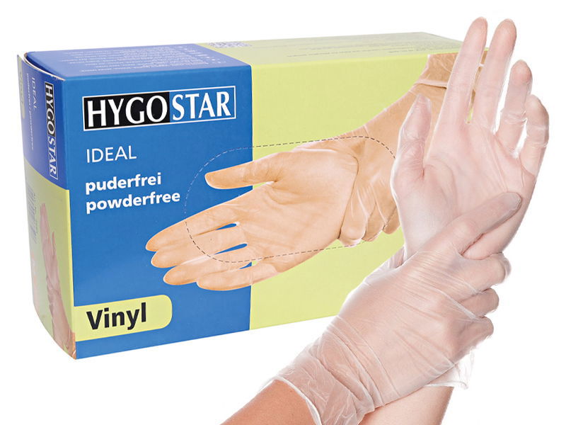 Vinyl Einweghandschuhe Ideal puderfrei