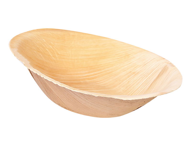 Palmblatt Schale rund
