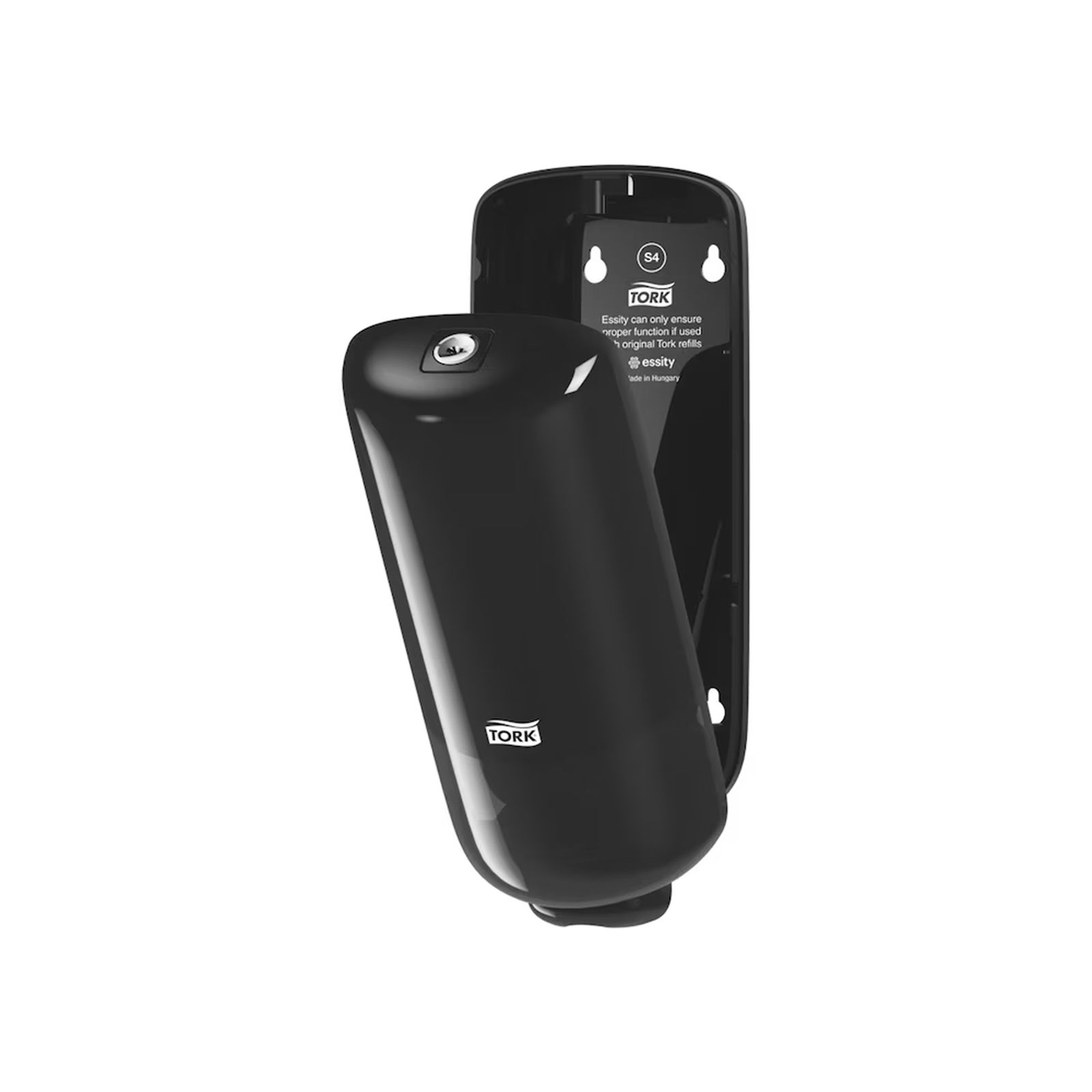Tork 564508 Spender für Seifen und Händedesinfektionsmittel S4 schwarz offen