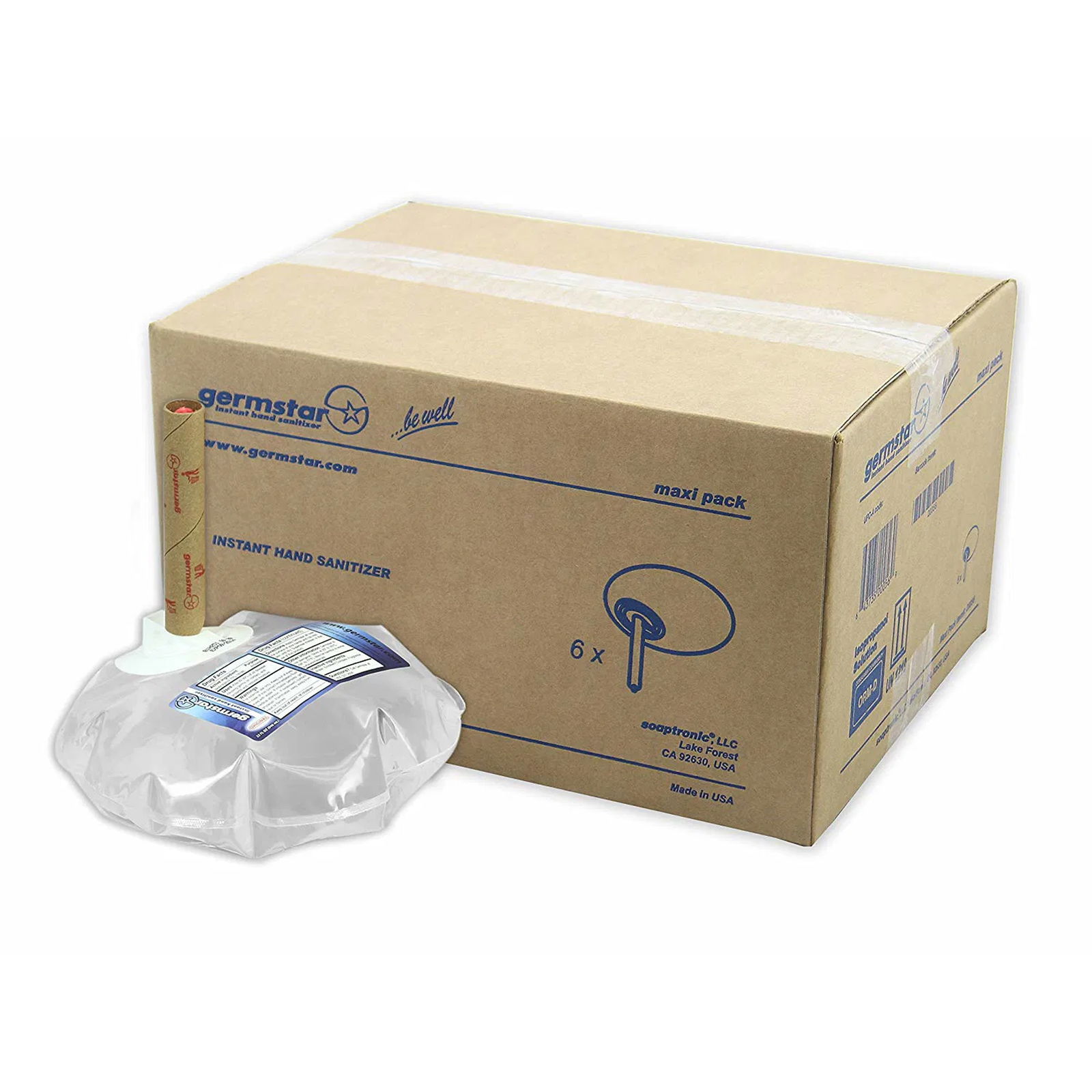 6x Germstar Original Nachfüllbeutel 946 ml