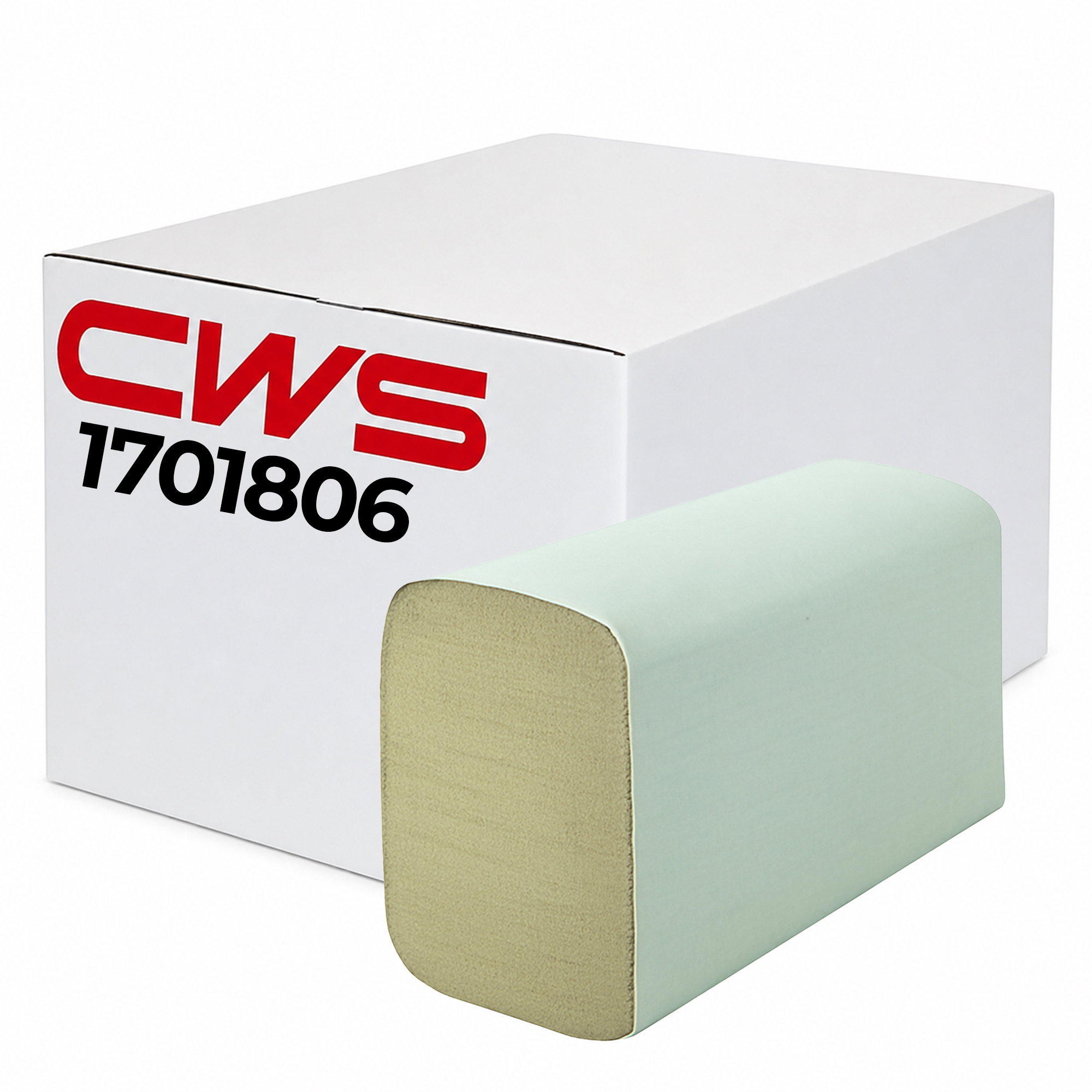 Asciugamani di carta con piegatura a Z | 2 veli | Riciclati | CWS 1701806 Greensoft