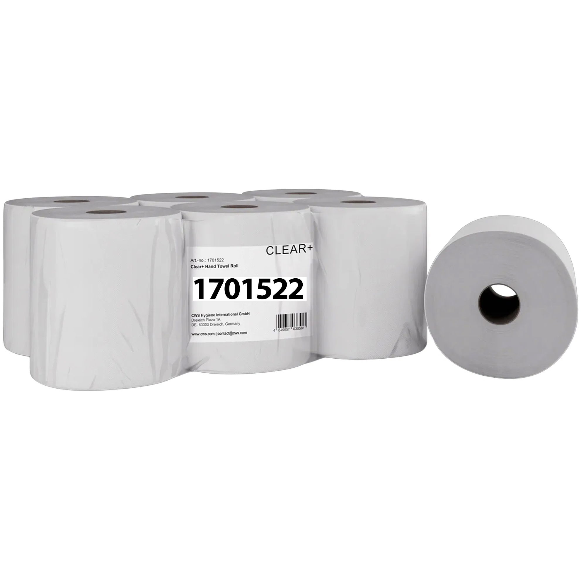 Rotoli di carta asciugamani | 220 m | 2 strati | cellulosa | Clear+