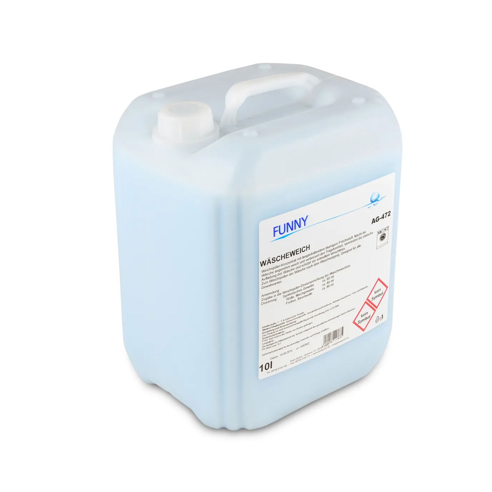 Funny AG-472 Weichspüler Konzentrat blau 2 x 10 Liter