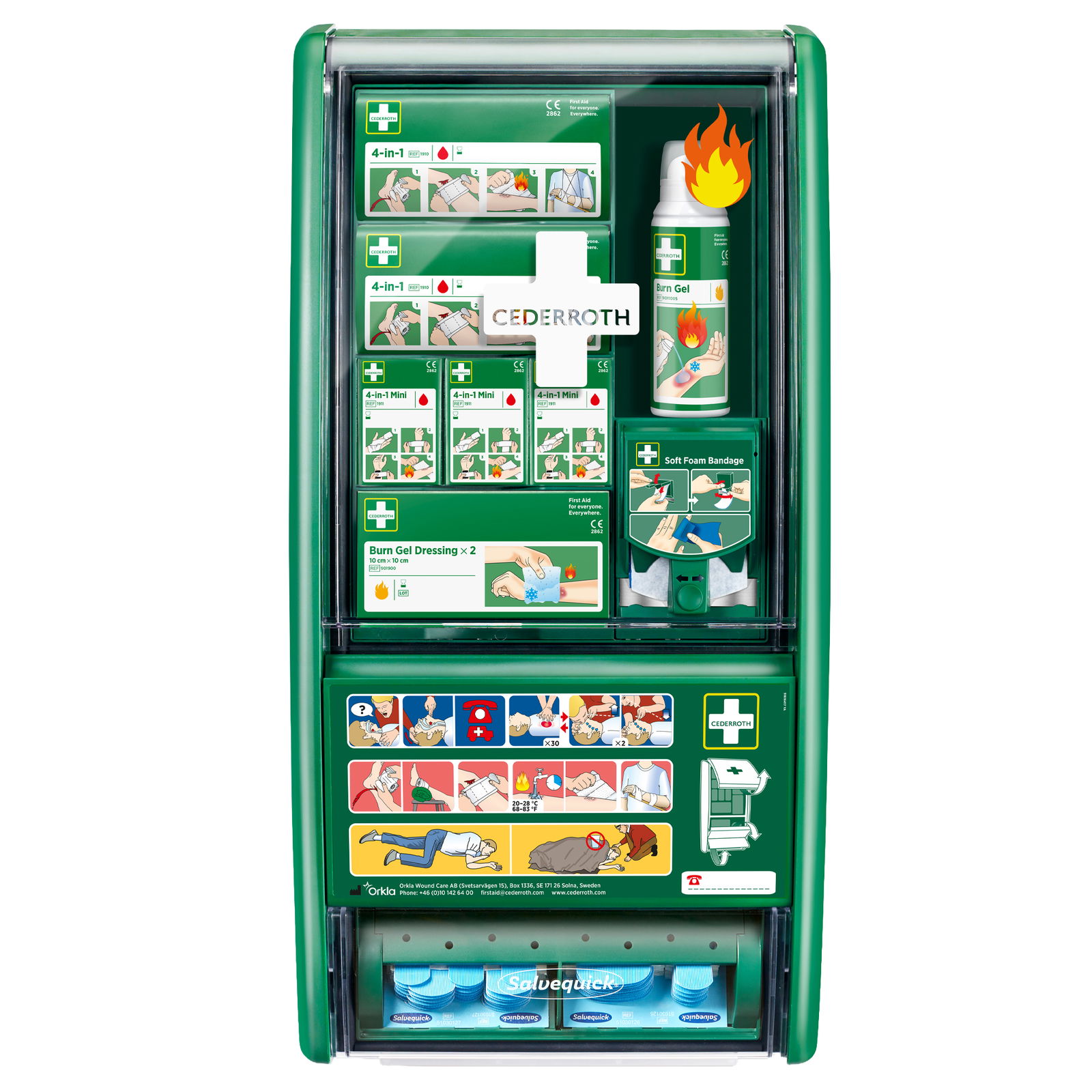 Stazione di pronto soccorso e ustioni Cederroth 51011003