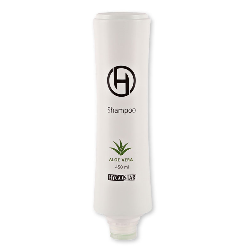 Hotel Shampoo in Squeeze Flasche mit Aloe Vera Duft