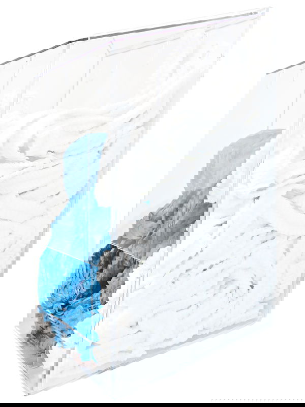 Doppelspender für Einwegbekleidung aus Akryl