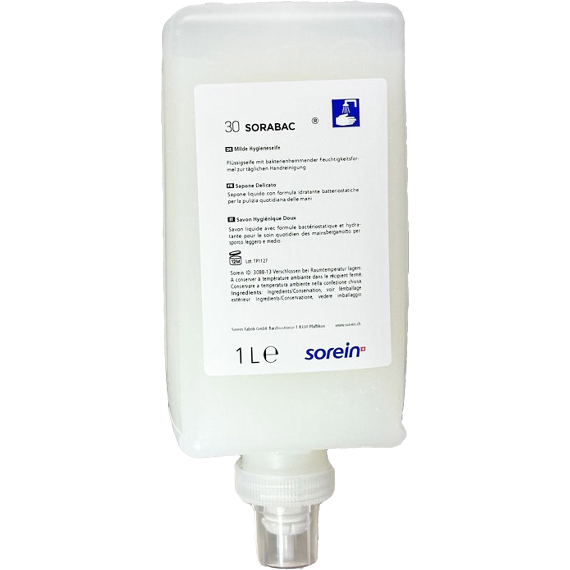 Flüssigseife | 1'000 ml | bakteriostatisch | sorein Sorabac