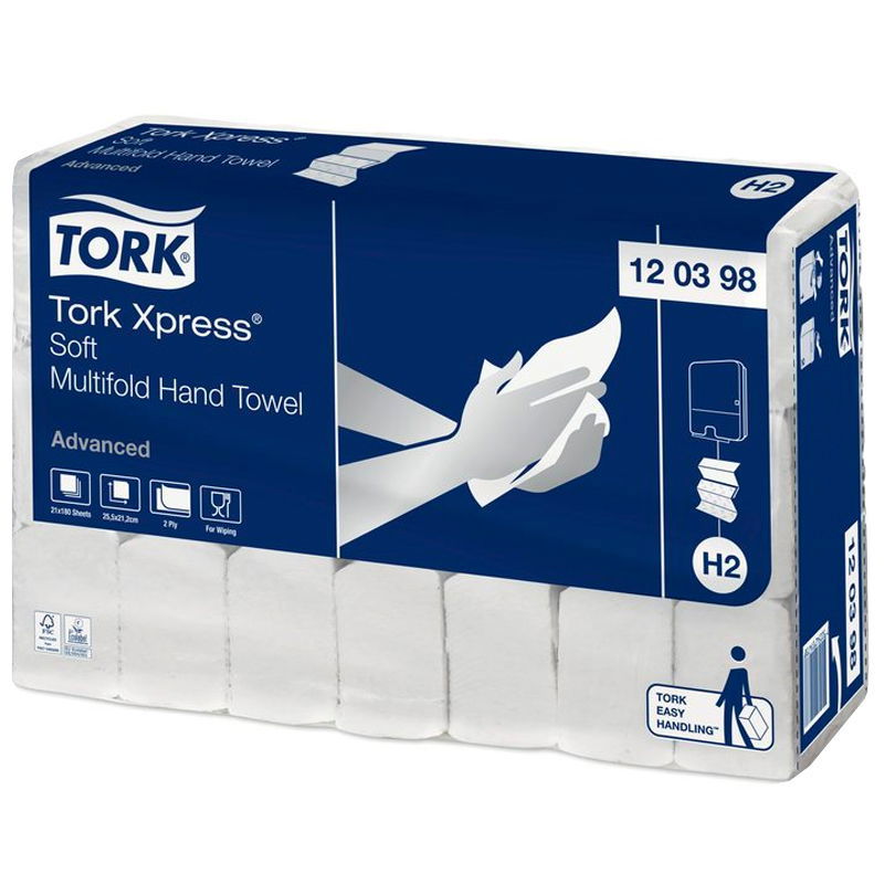 Tork Xpress® H2 Multifold-Handtücher Advanced | 120398