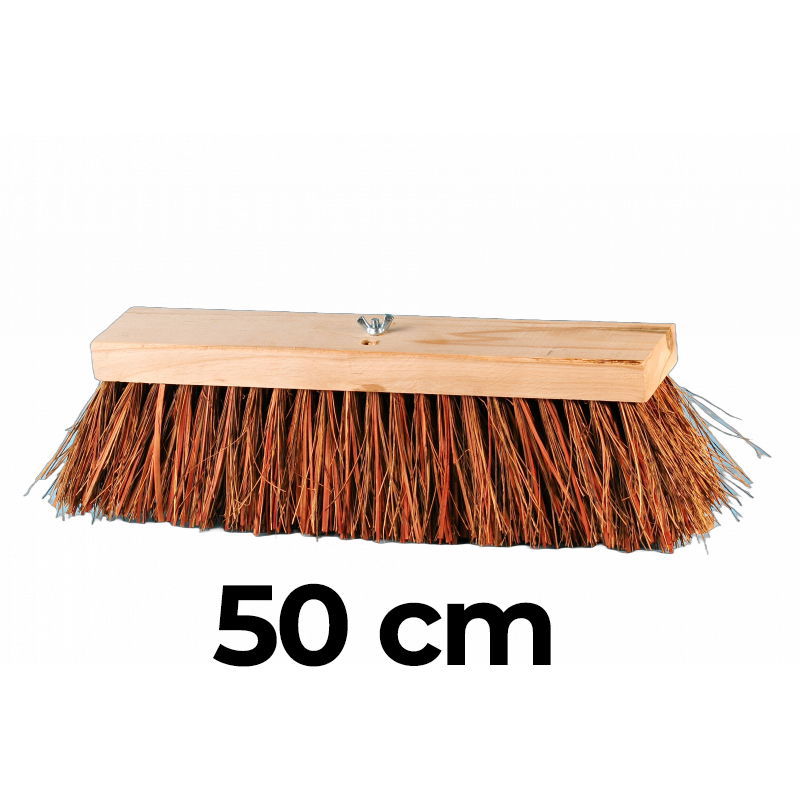 Piassava street broom 50 cm