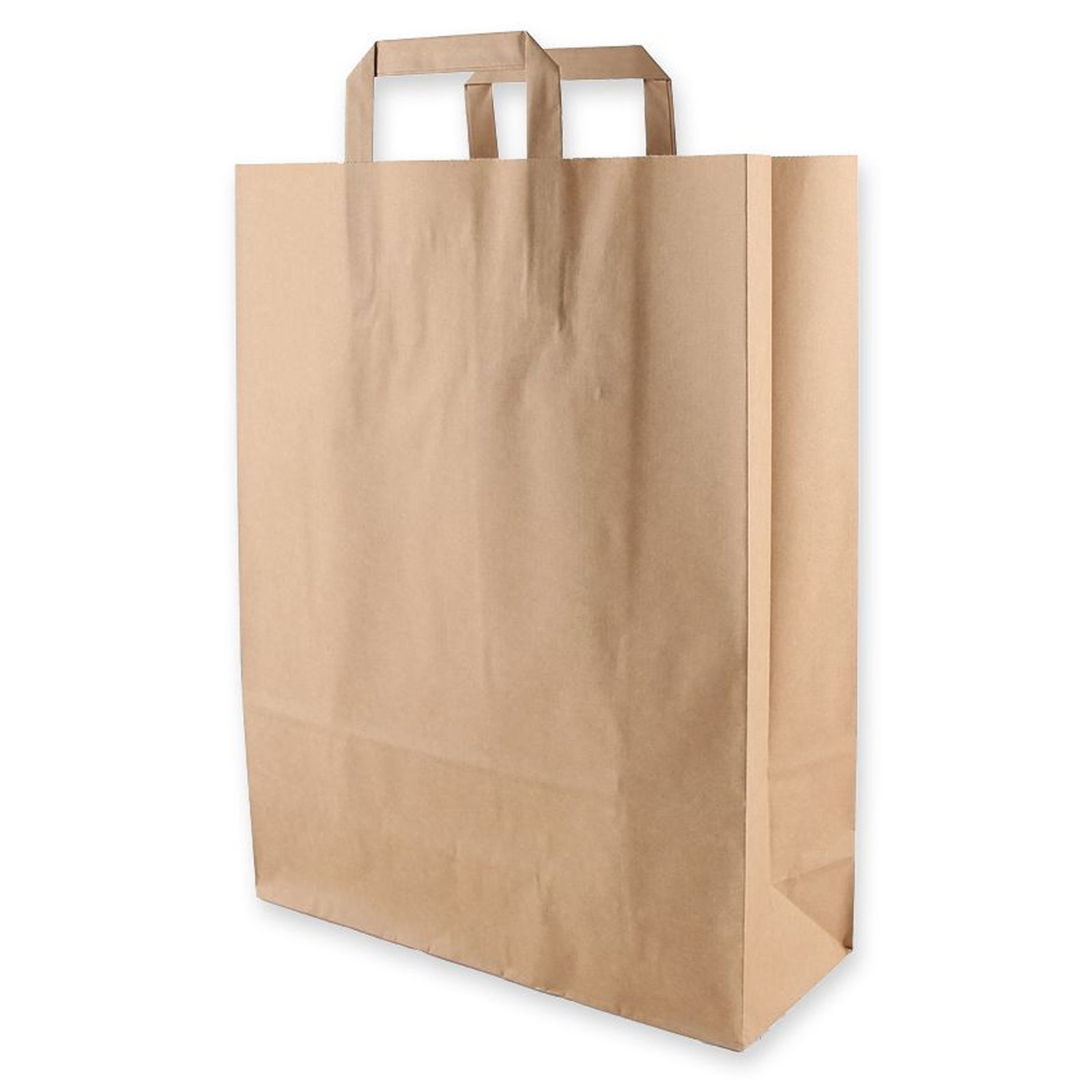 Papiertragetasche Recycling Kraftpapier 40x32cm