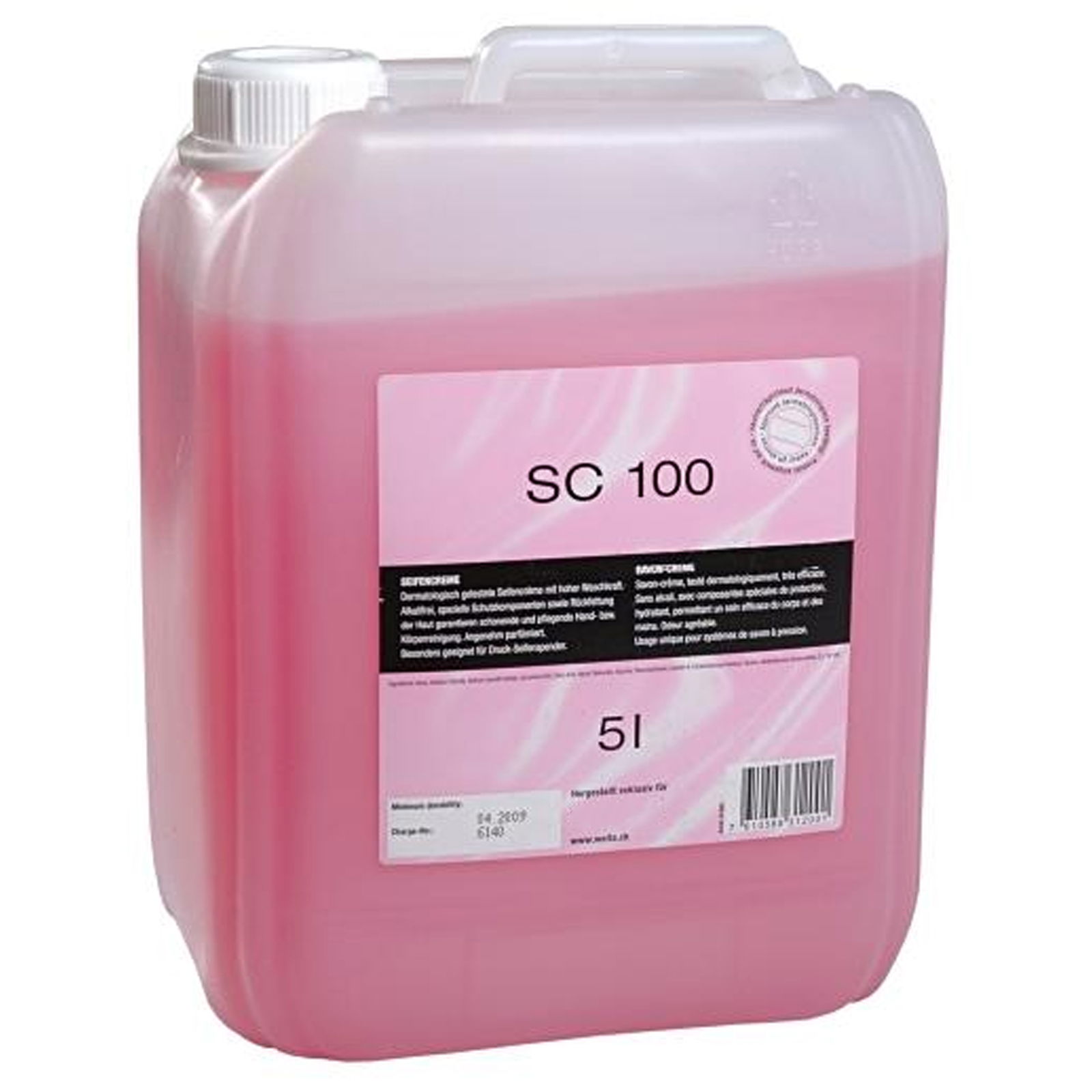 Savon crème SC 100 Rose bidon de 5 litres
