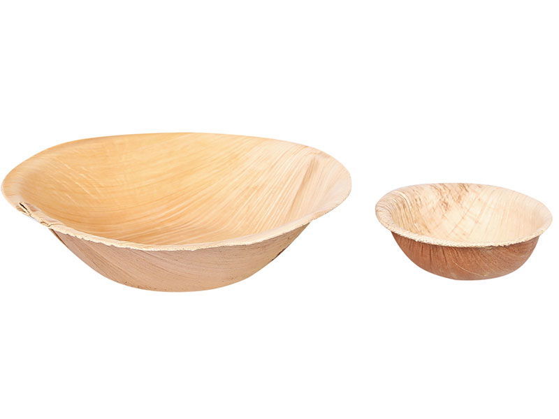 Bio Schale rund Palmblatt